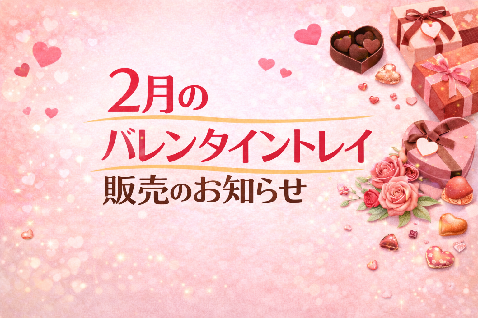 2月新作トレイのご案内