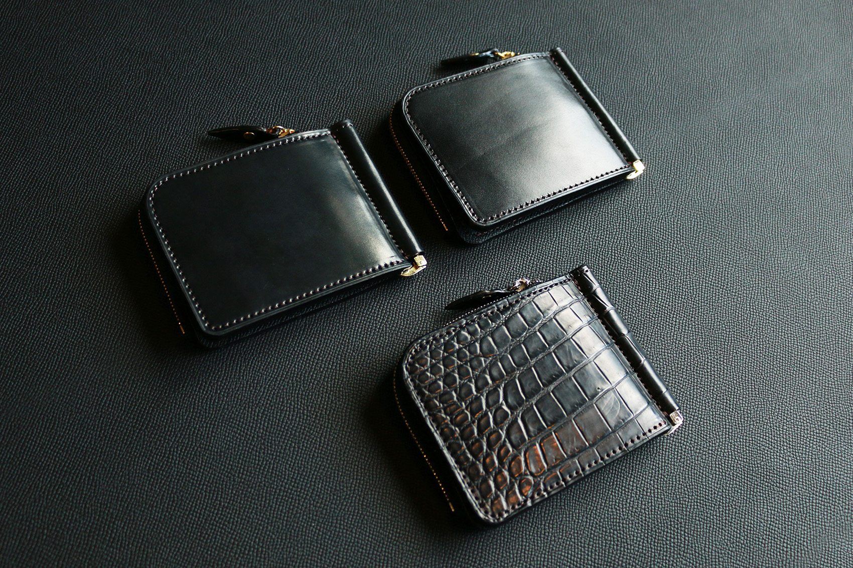 THOMAS(マネークリップ) クロコダイルレザー