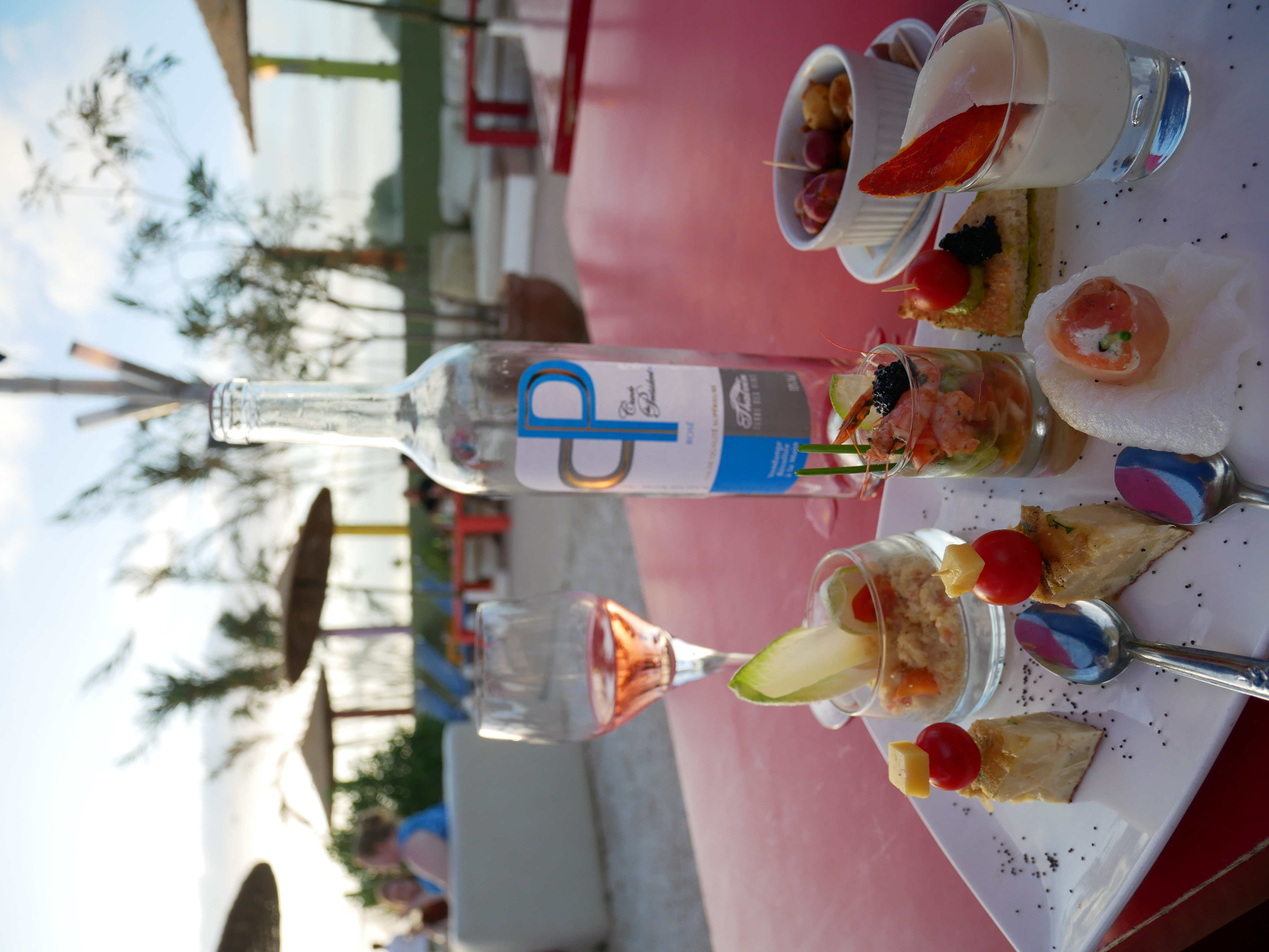 Essaouiraのビーチ沿いのbar