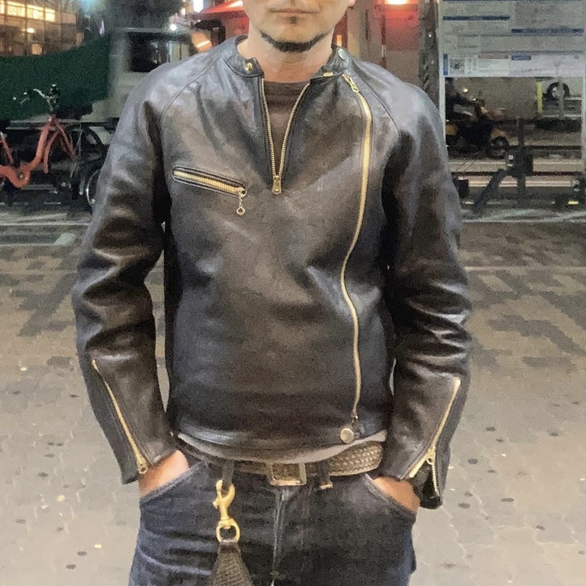 革ジャン