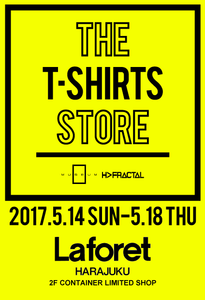 THE T-SHIRTS STORE 参加アーティスト公開！！