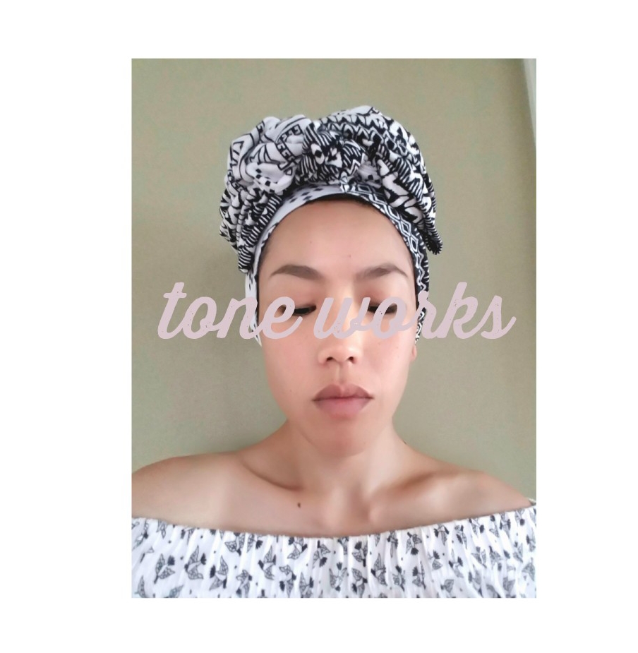 １０秒で髪の毛のおめかし完了のomekashi headwrap