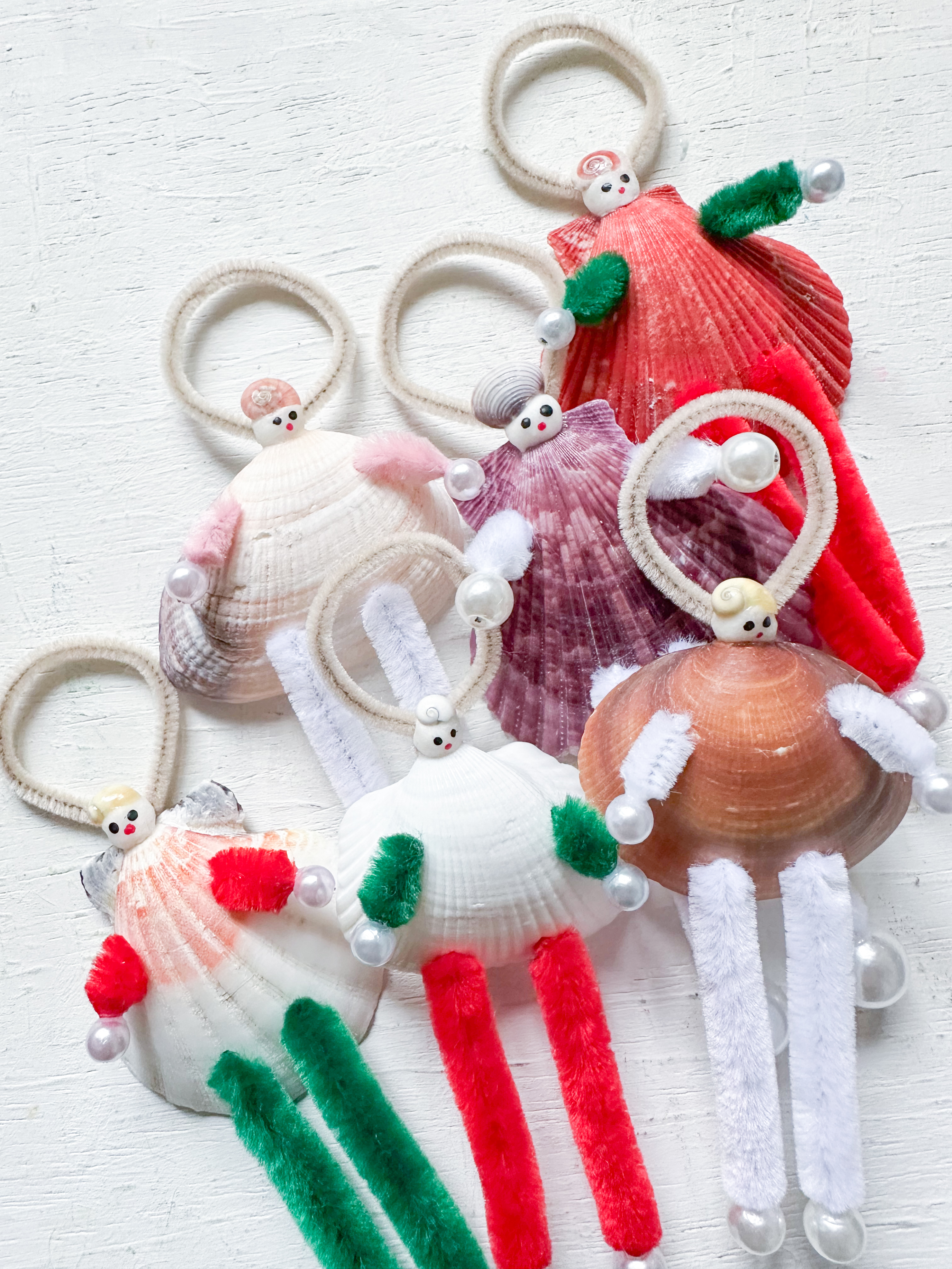 本日より貝殻こけしのオーナメント販売開始しました!