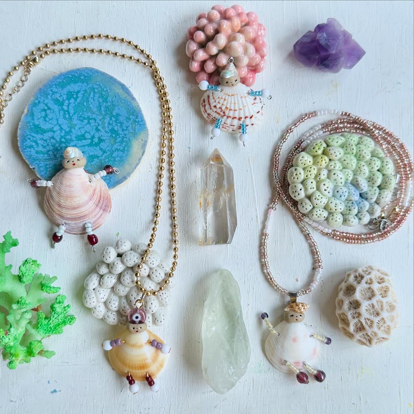 海の妖精みたいなお守りペンダント販売します♡