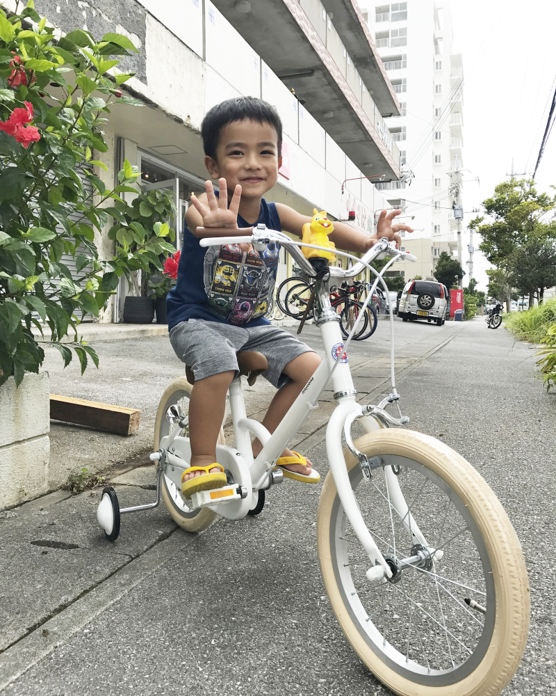 2017.09.08 子供の笑顔は良いもんですね　little tokyobike