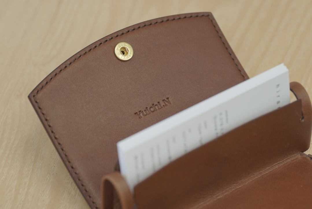 名刺入れ刻印オーダーのお知らせ📝