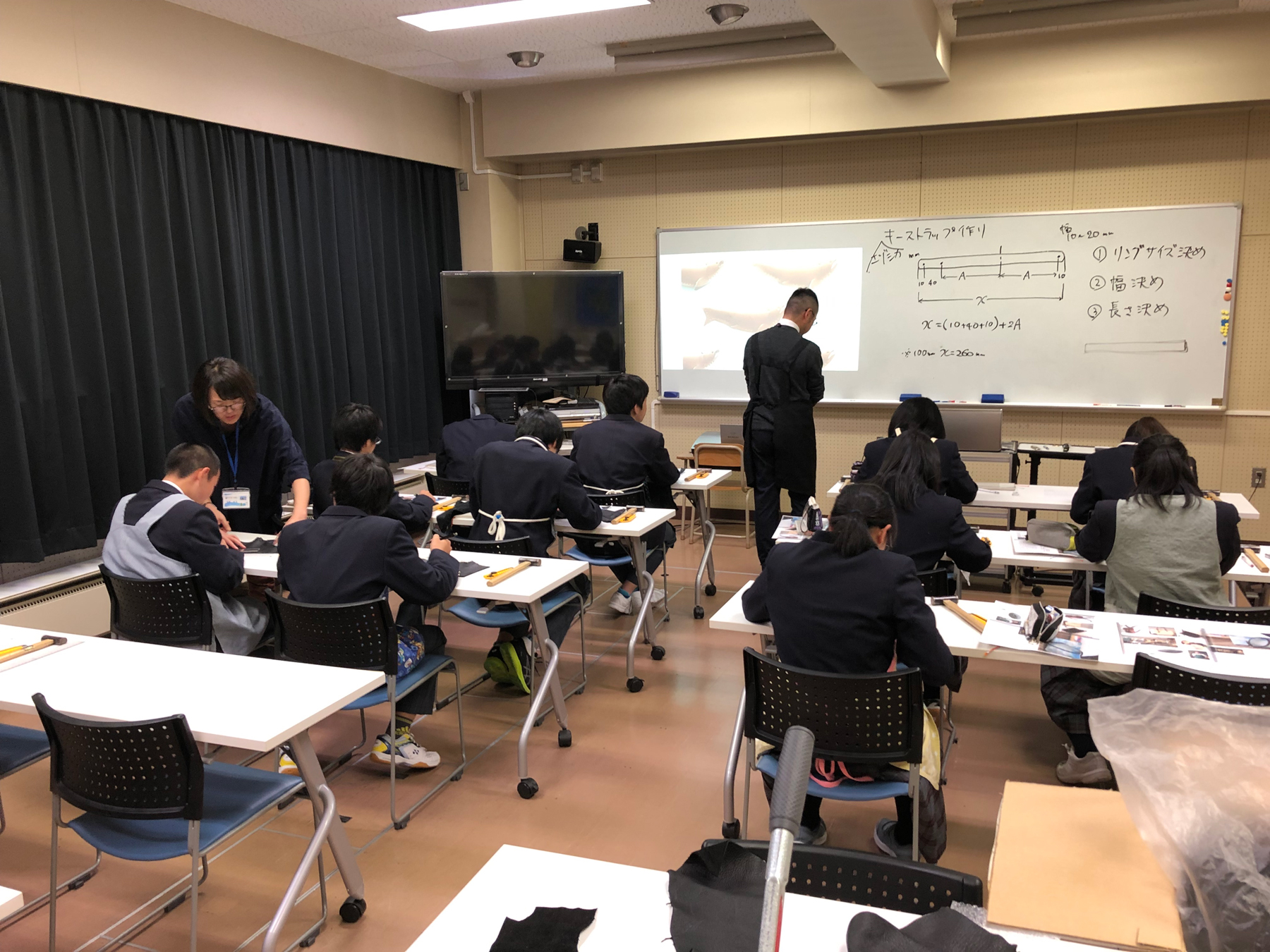札幌市立福移小中学校に講演&ワークショップを行いました