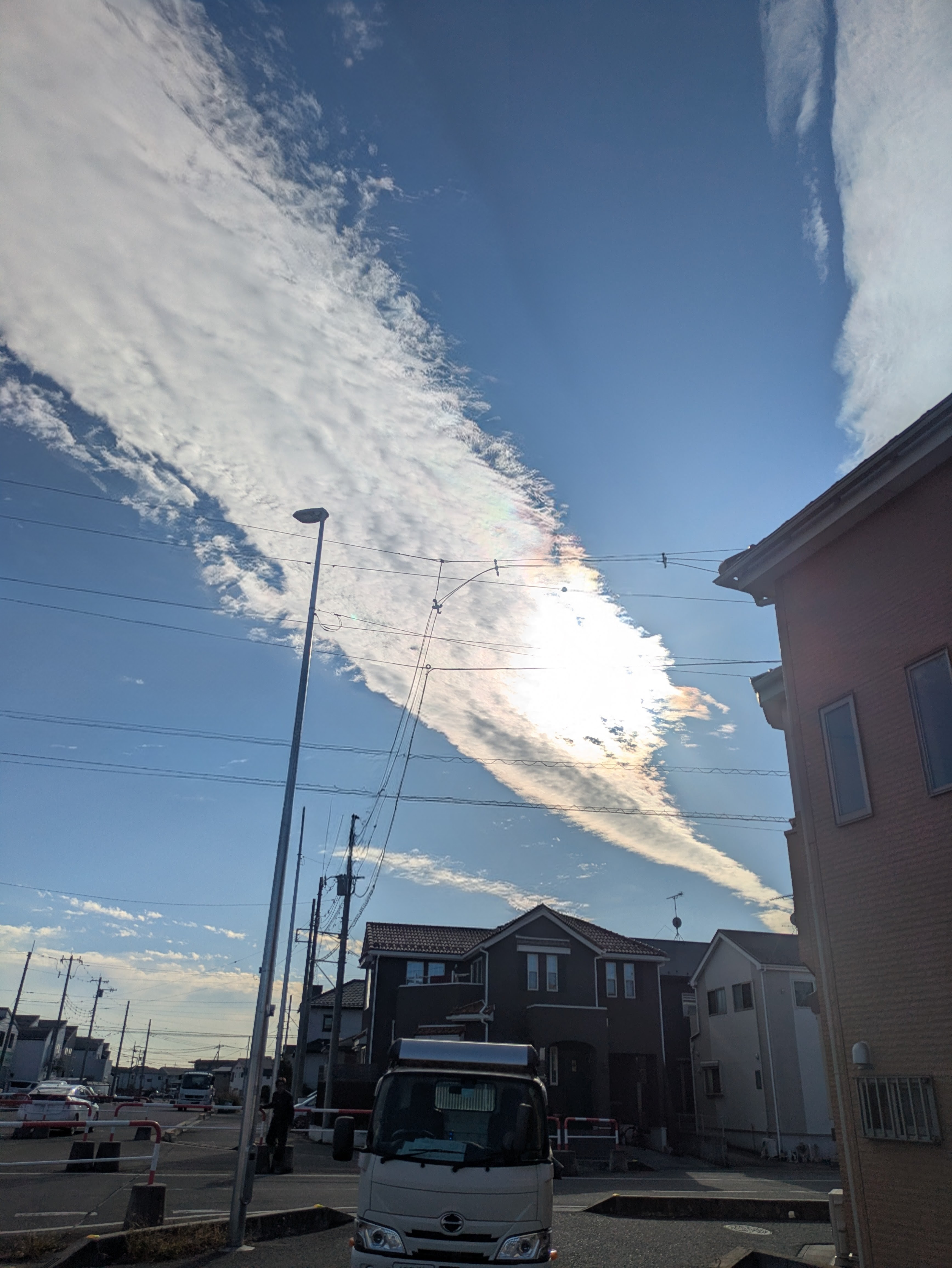 上空を龍🐉が通り過ぎました(笑)今日(笑)🤞