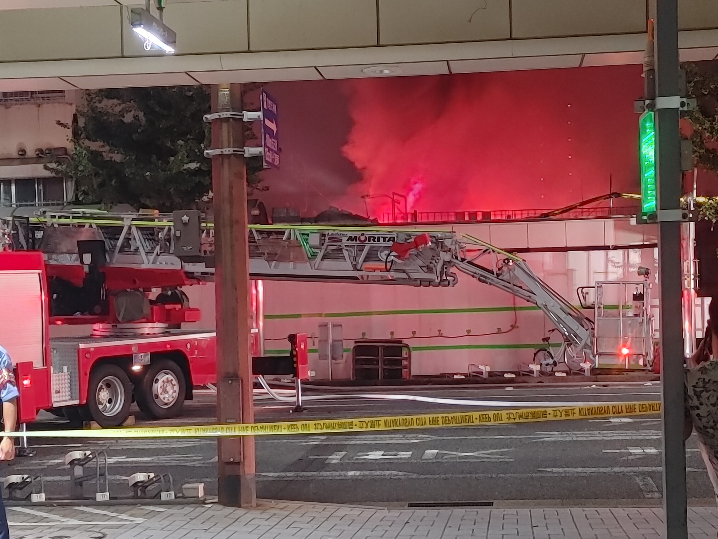 旦過市場の火災について