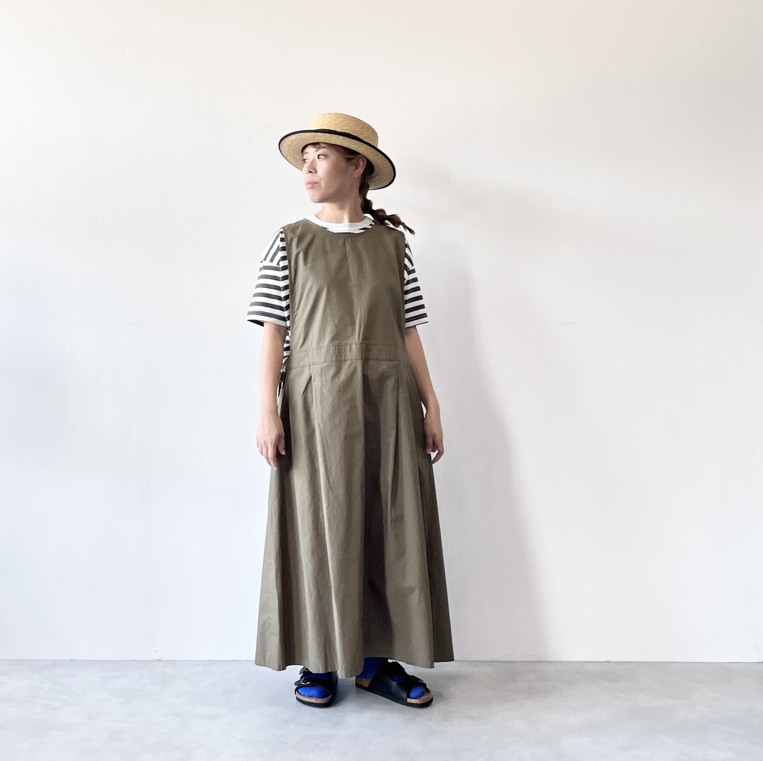 ・・ロングシーズン着まわせるジャンパースカート・・