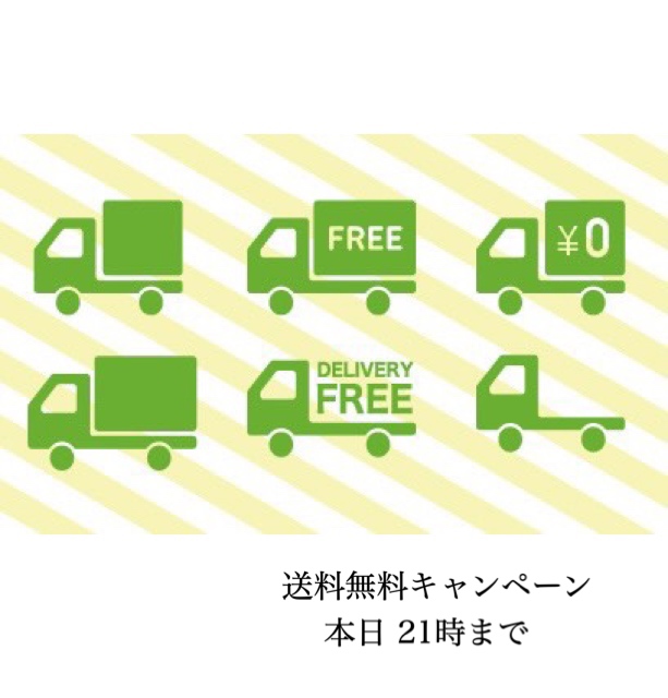 ・・送料無料キャンペーン本日まで・・