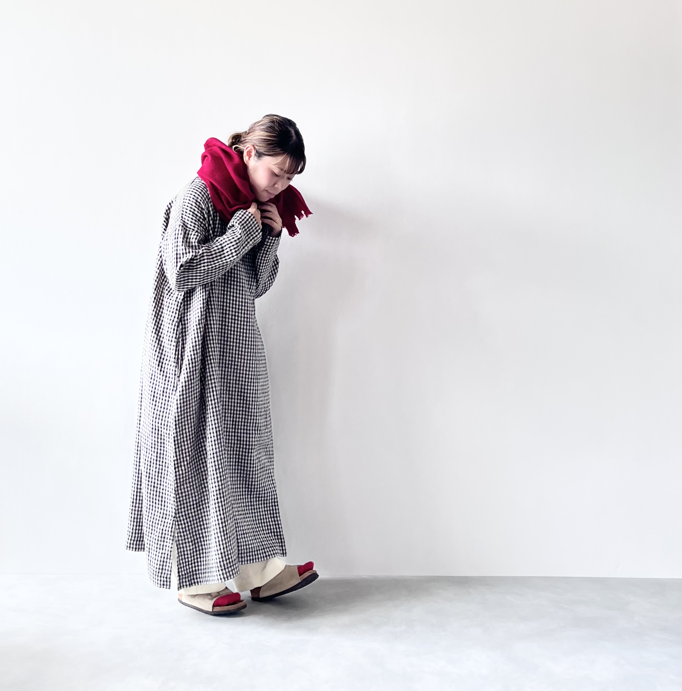 ・・a+koloni　新作のワンピース・・