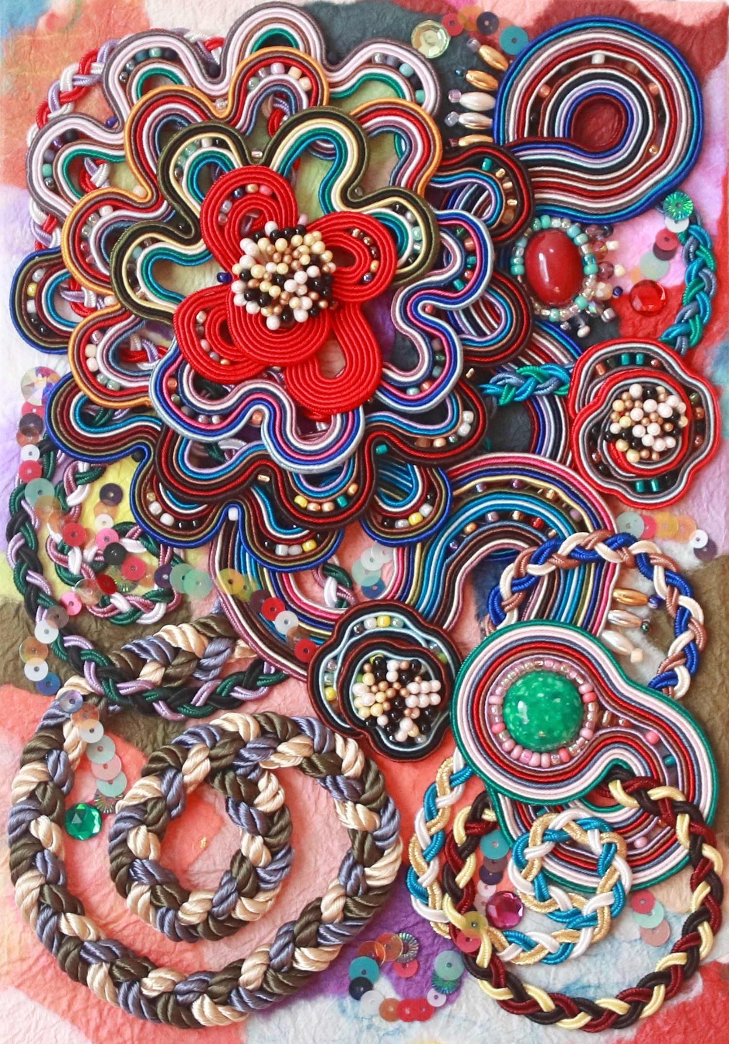 noteを更新しました。「端切れ素材にも、いのちの輝きを」銀座・京橋サムホール公募展2025作品解説