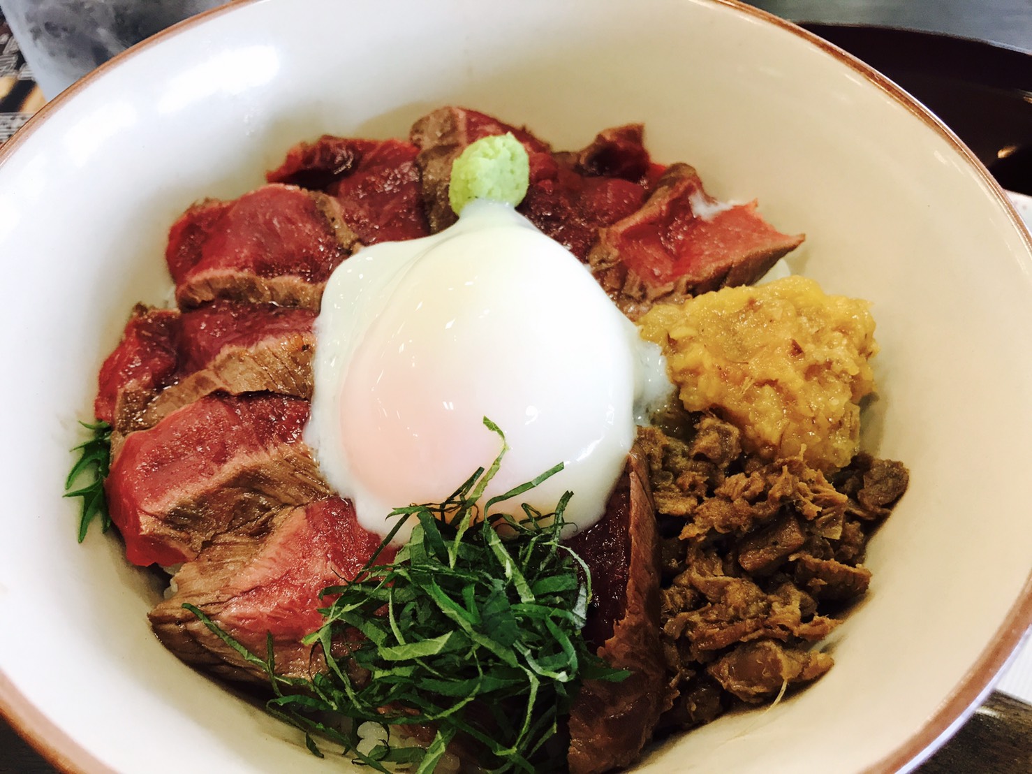 熊本の赤牛丼✨うまかったです⤴︎⤴︎