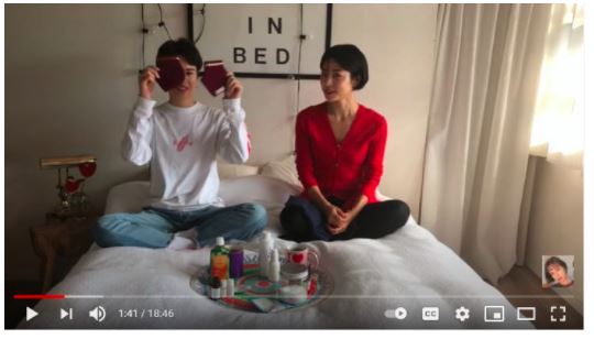 youtubeでご紹介！女子に大事な温活とリラックスコスメ
