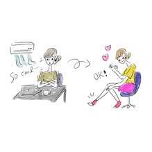 夏の冷え性対策