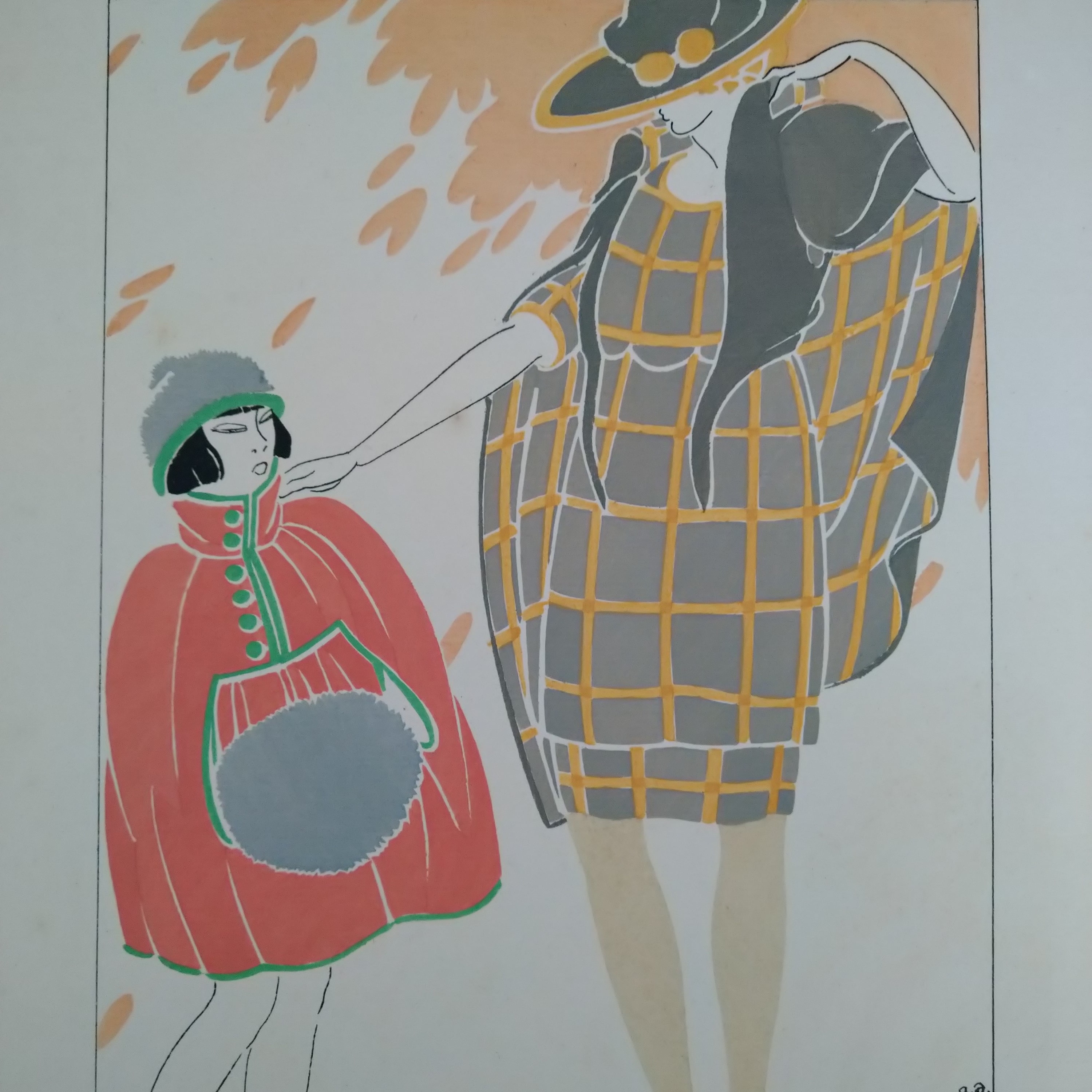 ア−ル・デコのポショワール版画の魅力   1920年制作