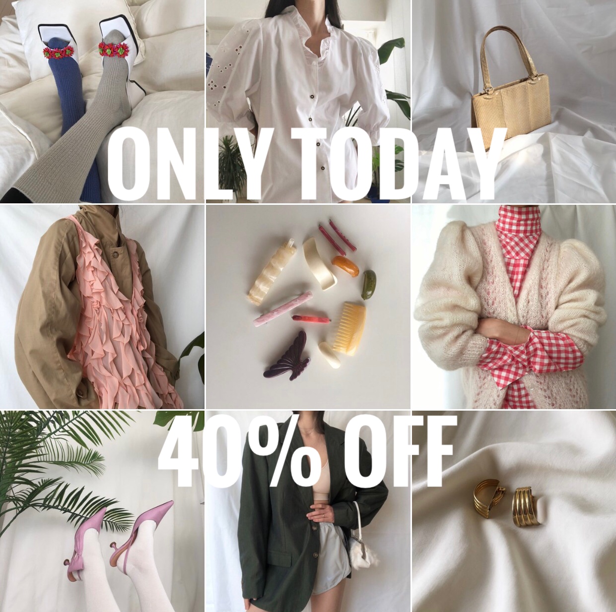 本日のみ40%OFF😉👋🏼