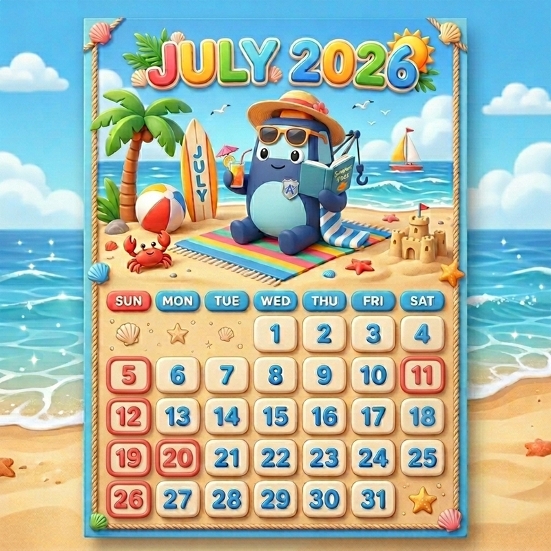 7月の営業日のお知らせ