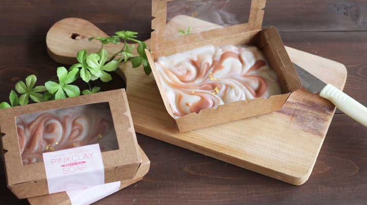 やっと最近は、新商品の石けんを妄想♪