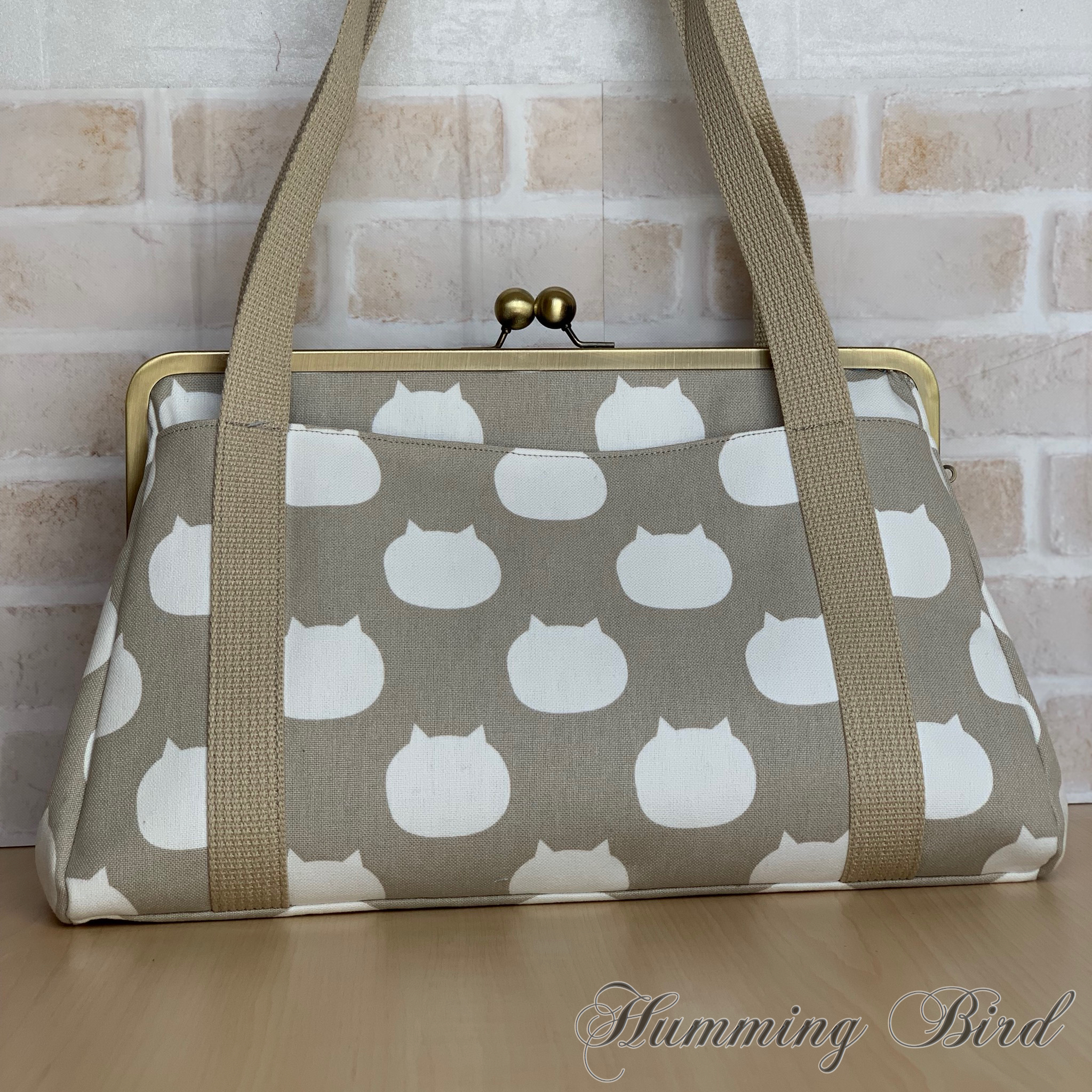 ボストンバッグ風トートバッグ