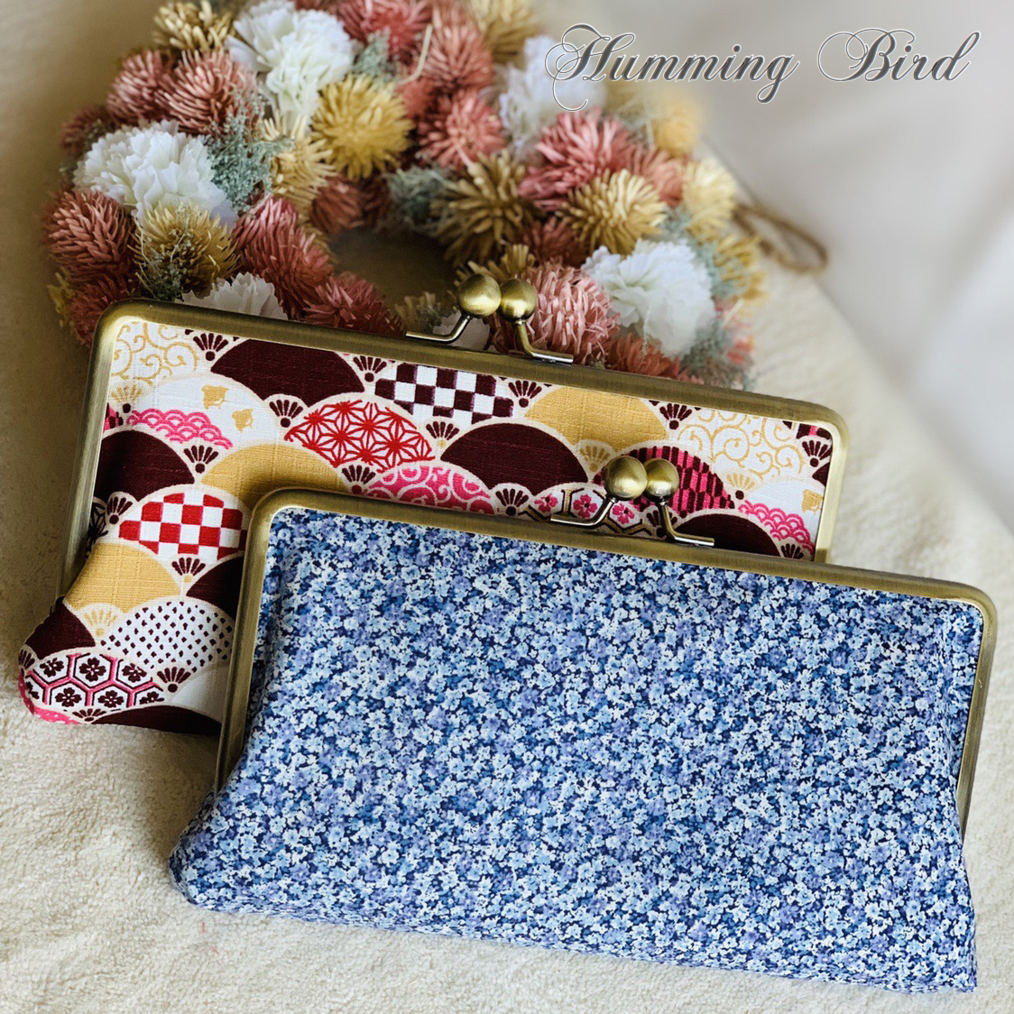 オーダーの親子長財布完成