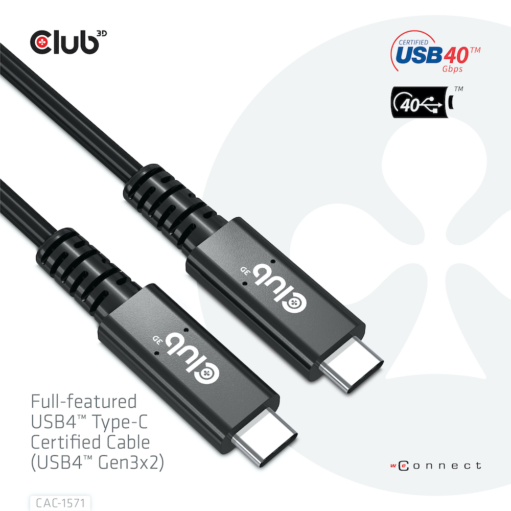 【新製品】USB4認証ケーブルおよびUSB 3.2 Gen2 ケーブルの紹介
