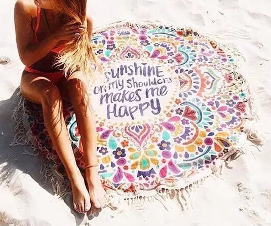 海へ行くのが楽しくて大活躍する可愛いビーチマットが続々と登場☆水着と一緒にいかがでしょうか♪