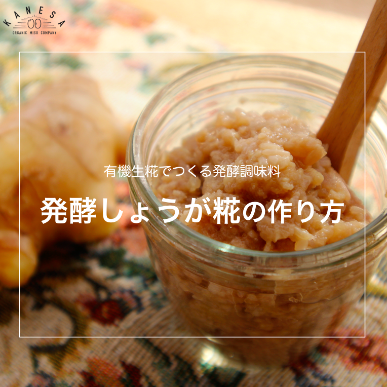 ＼米糀＆生姜の発酵調味料／作リ方を教えます