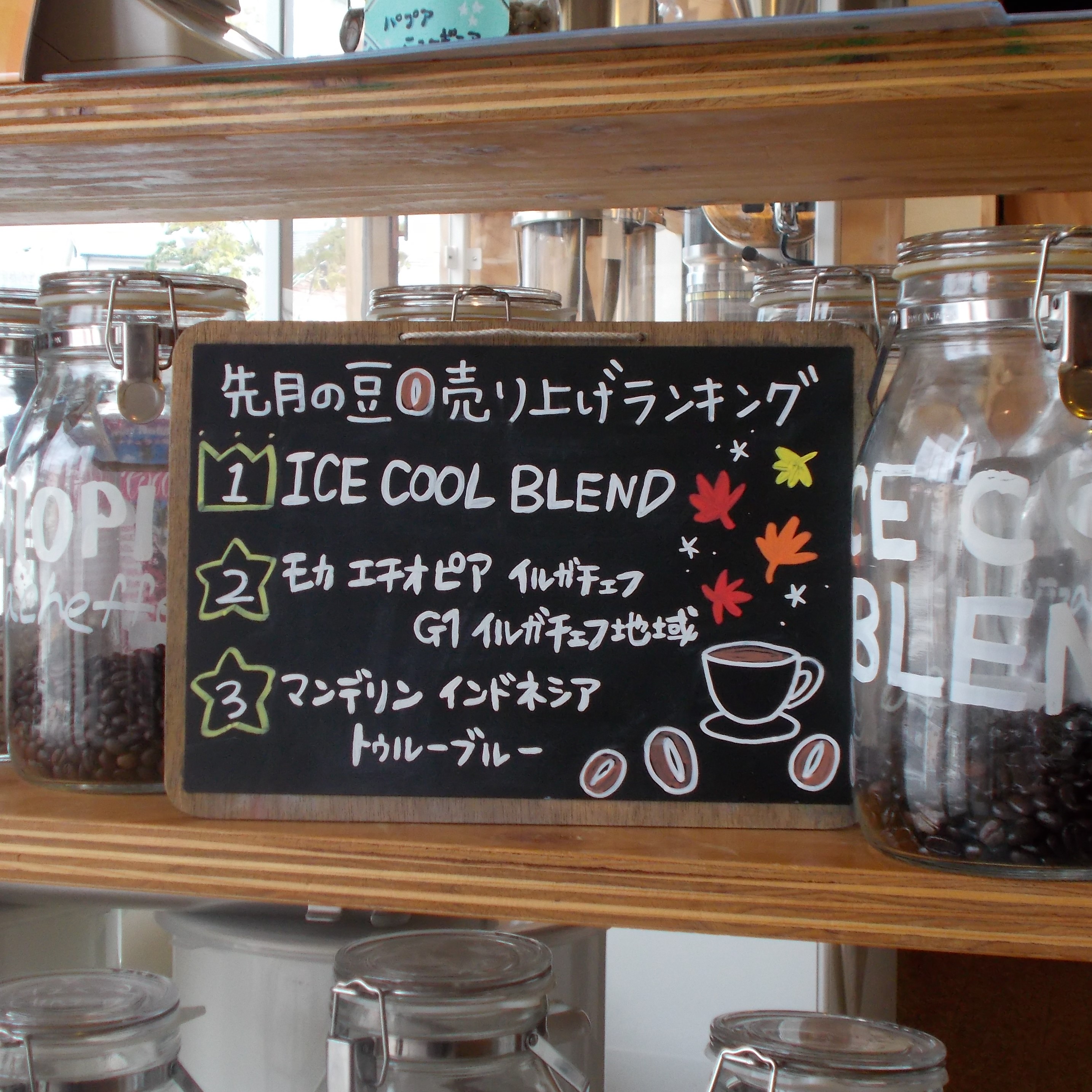 【先月のスペシャルティコーヒーの人気ランキング】