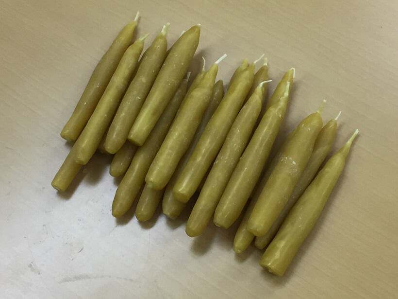 蜜蝋キャンドル