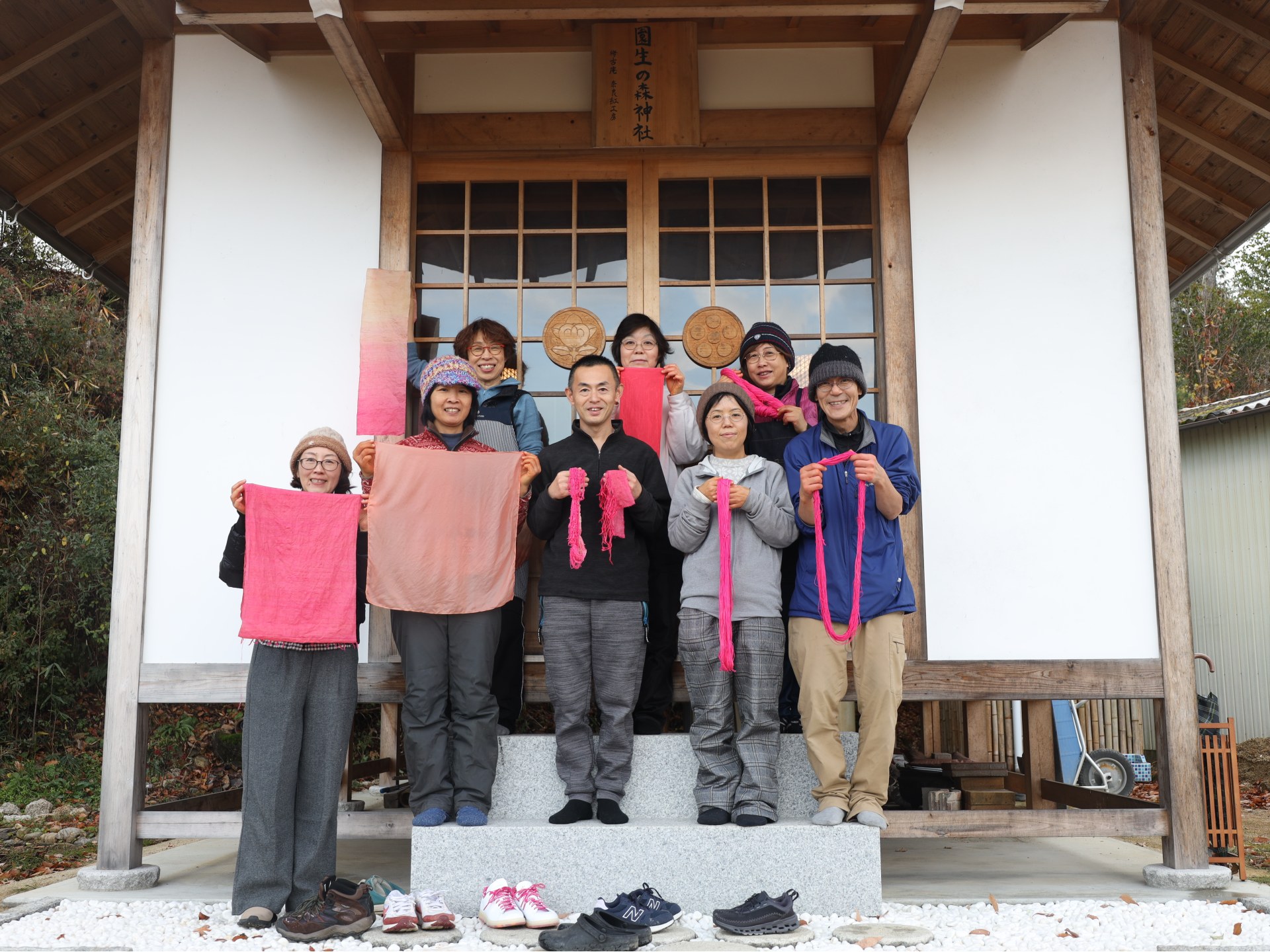 紅花栽培と紅花染めコース2025