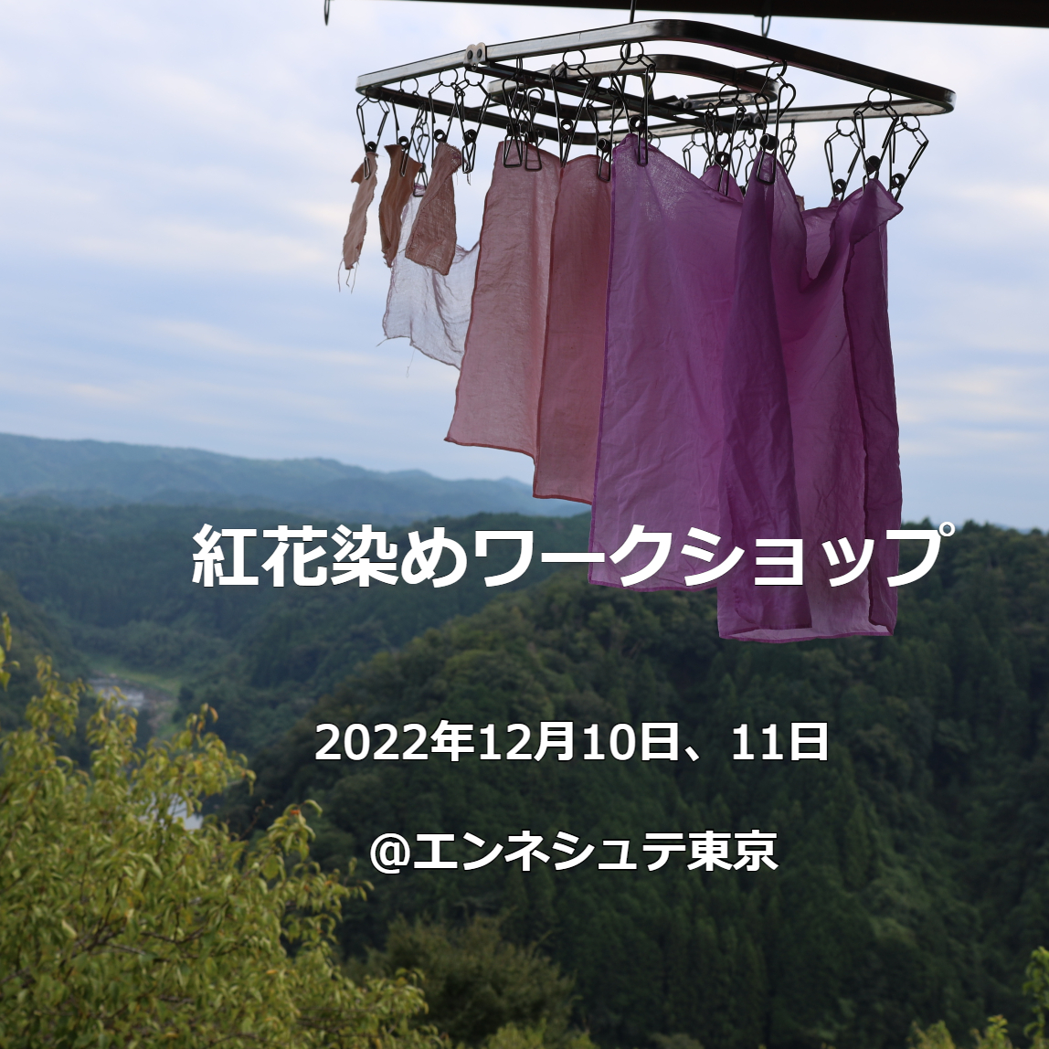 紅花染めワークショップ