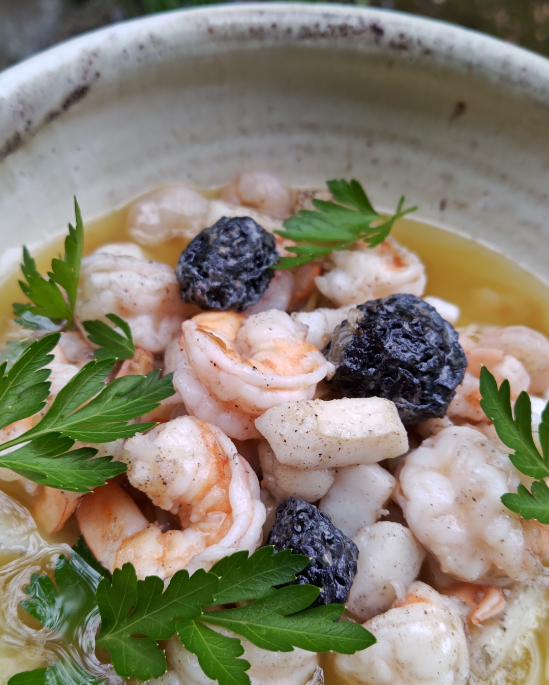 烏梅のアヒージョ