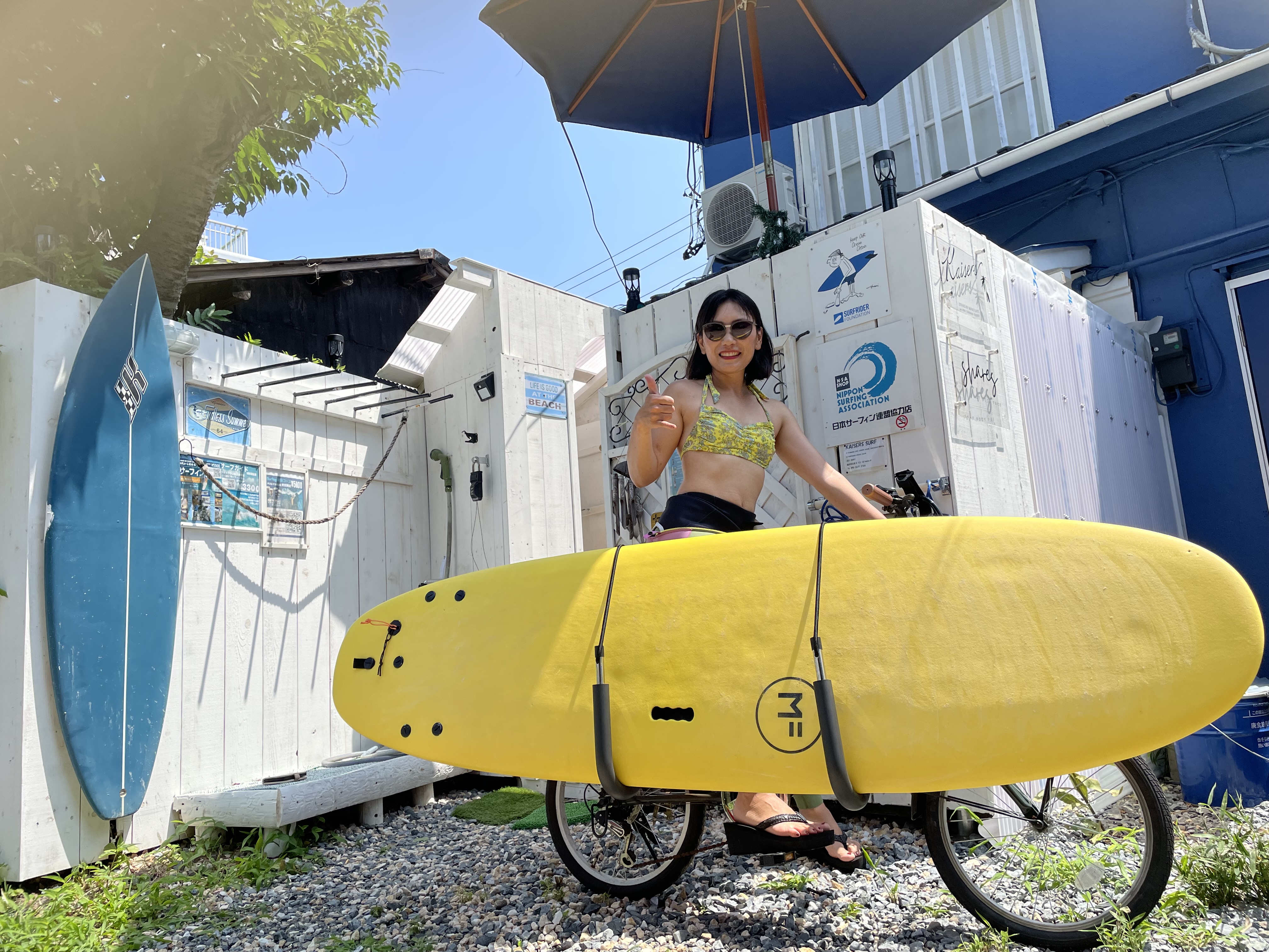 本日も都内から女子の週1定期サーフィングコーチング🏄‍♀️