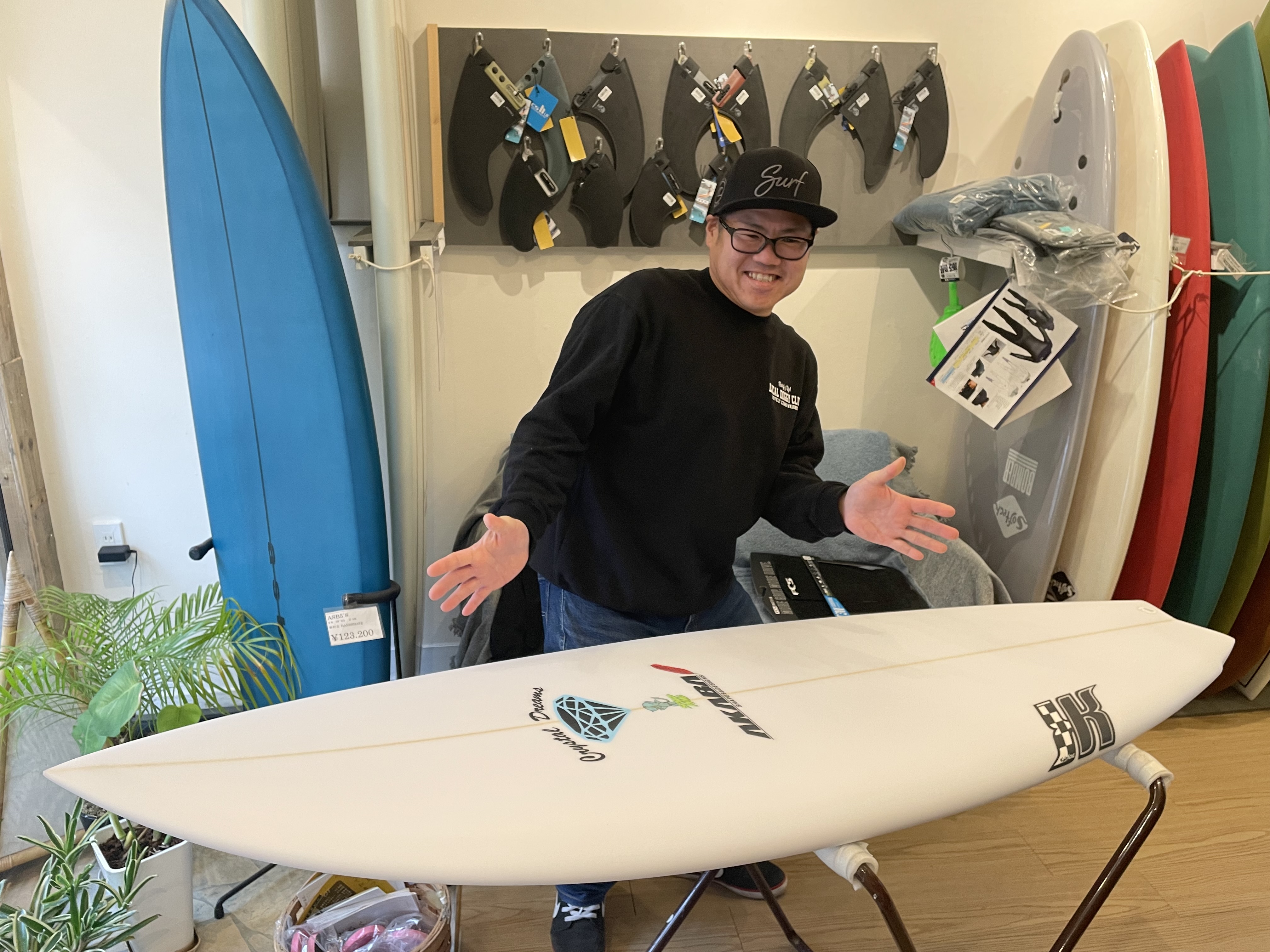 Merry Xmas🎄 オーダーを頂いていたクリスタルドリームスサーフボード