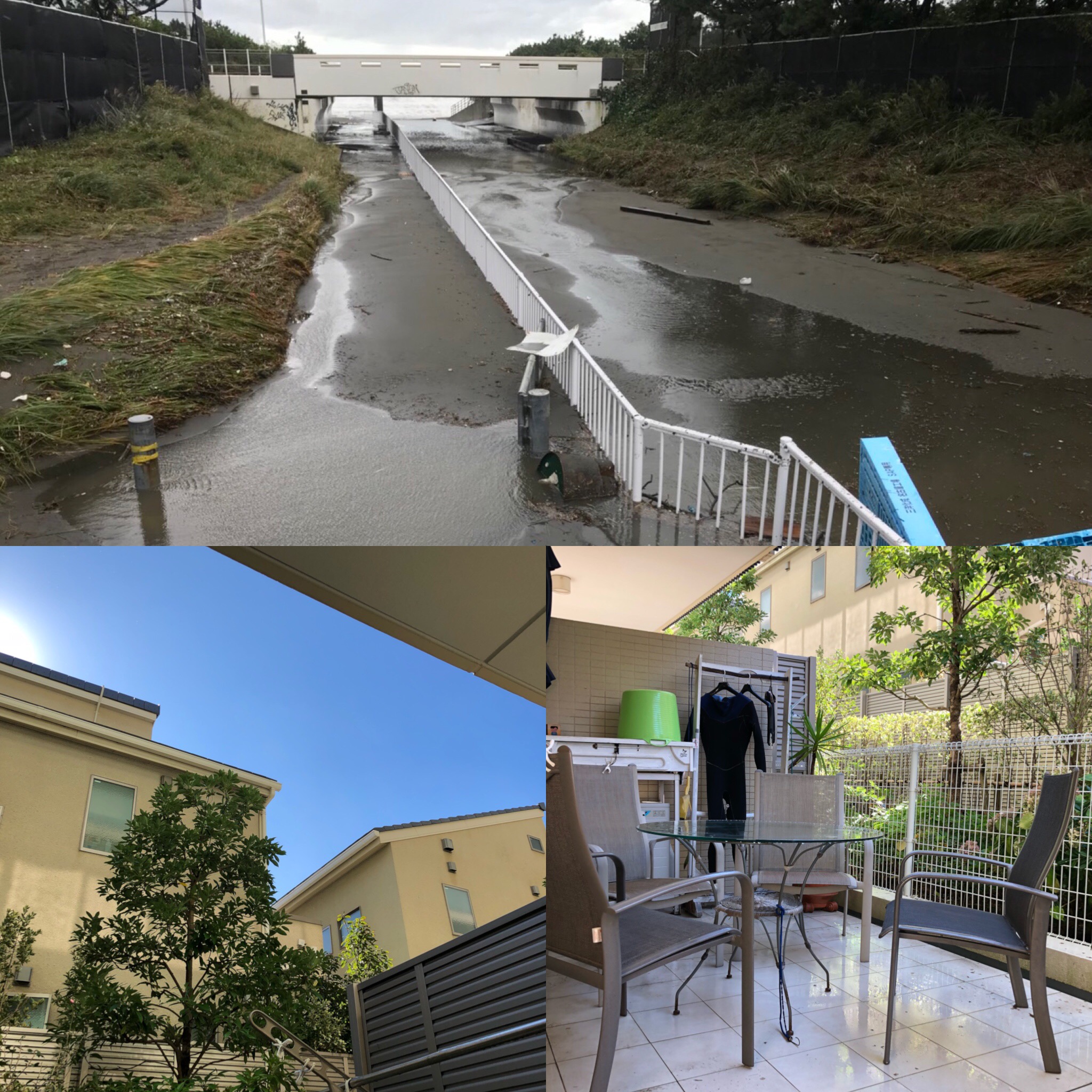 台風過ぎ去りいろんな所の掃除が大変そうです