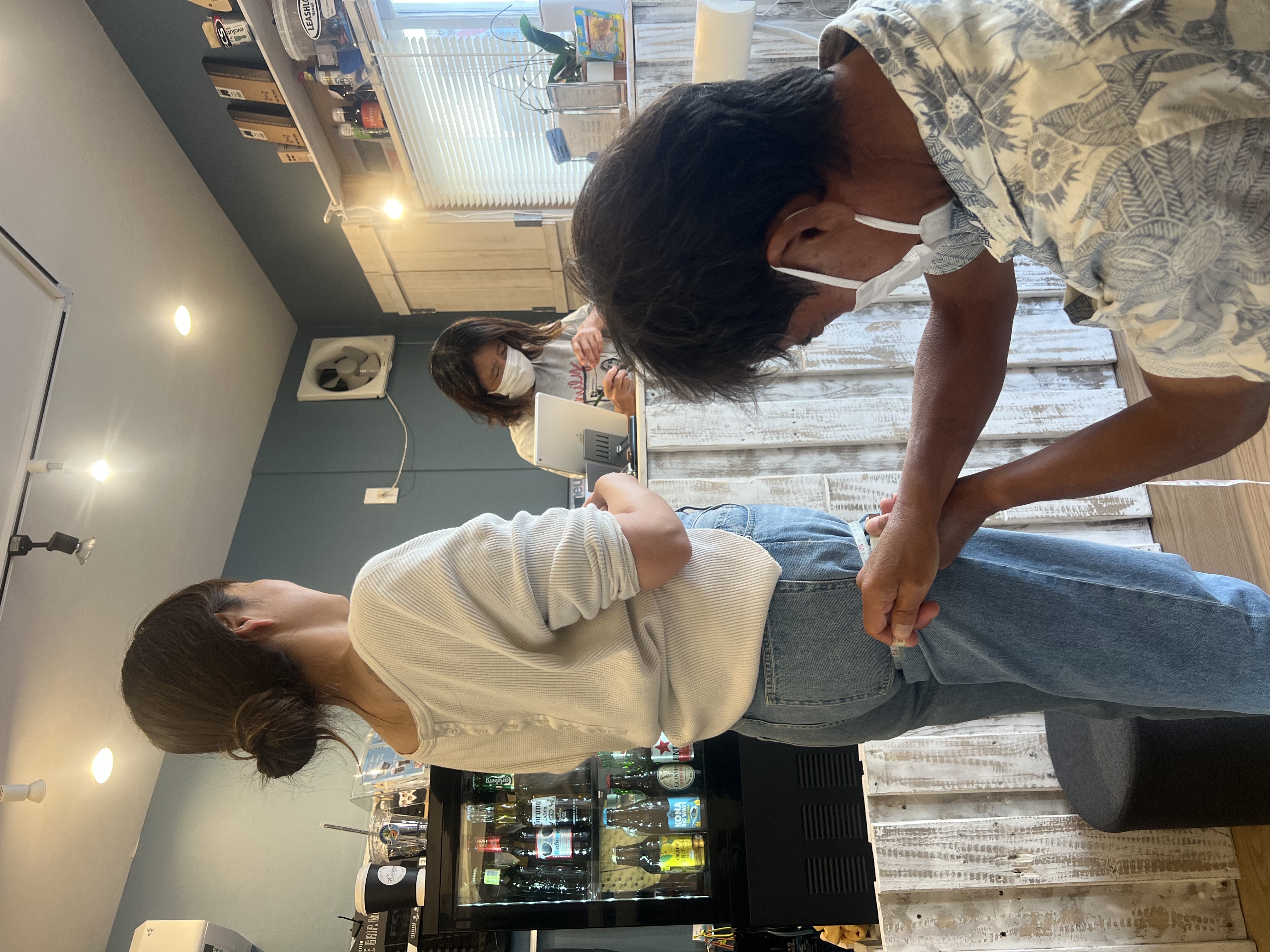 辻堂ローカルブランドのROAMERセミドライの採寸