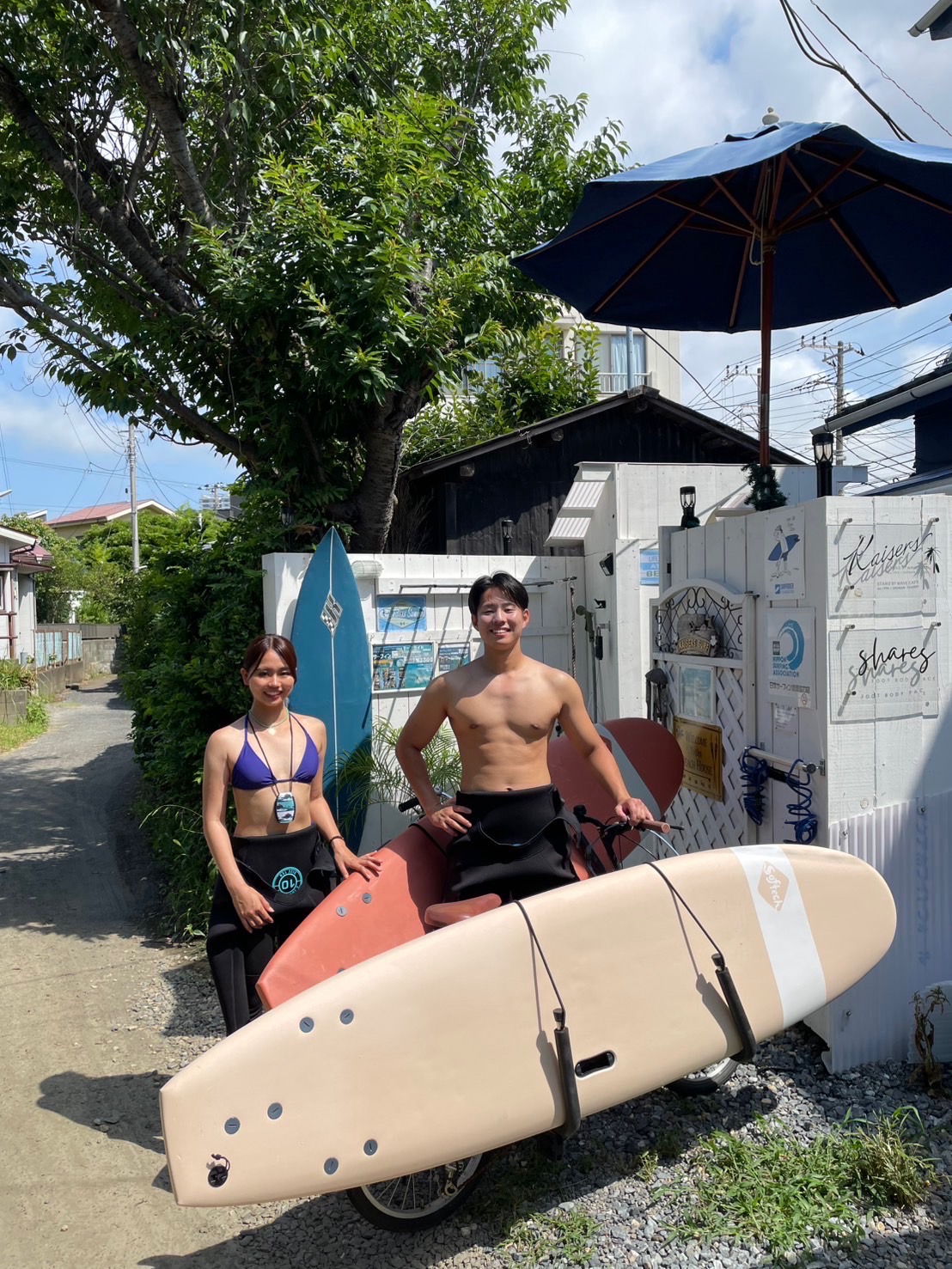 週末はサーフィンスクール三昧でした🌴