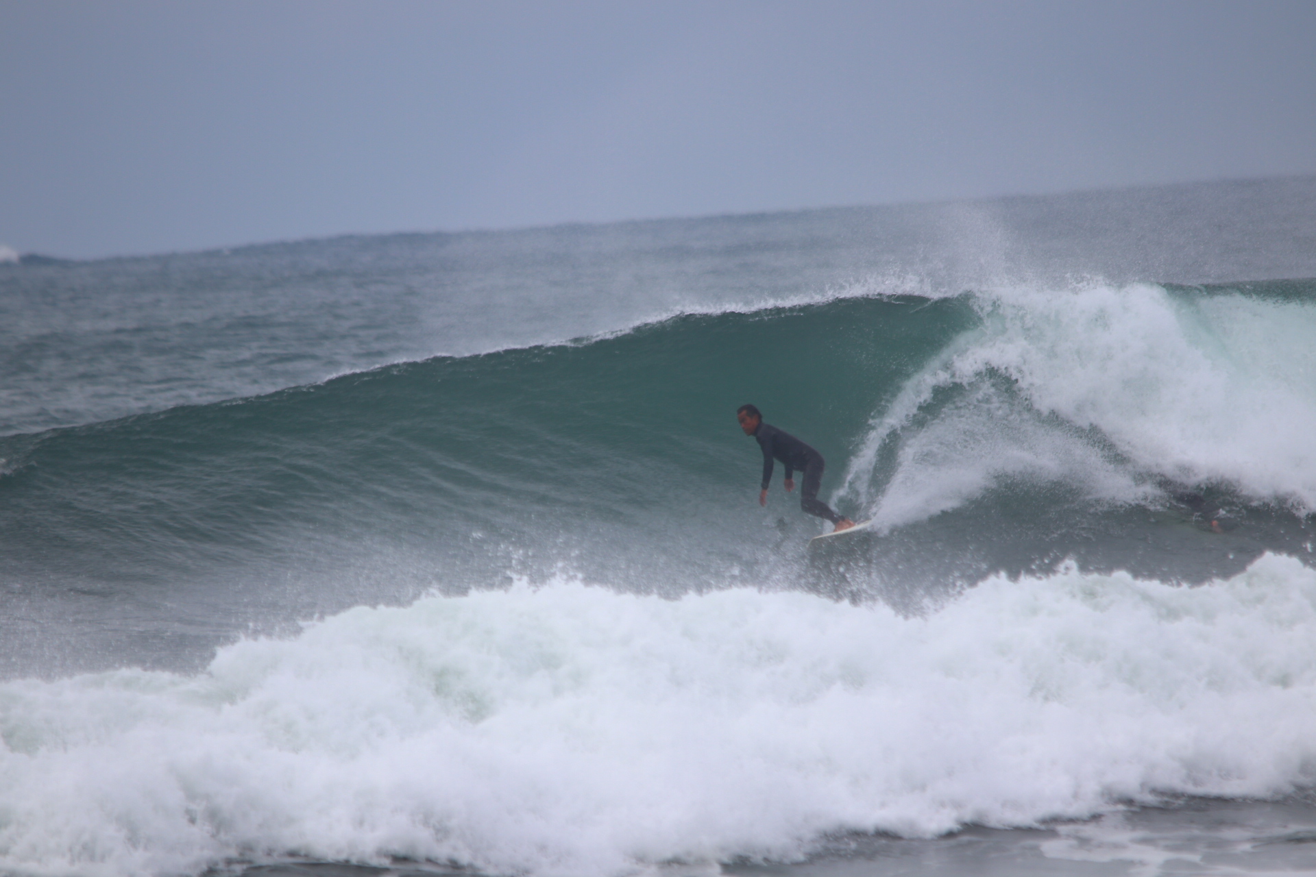 台風🌀23号の影響でビーチでは限界サイズです