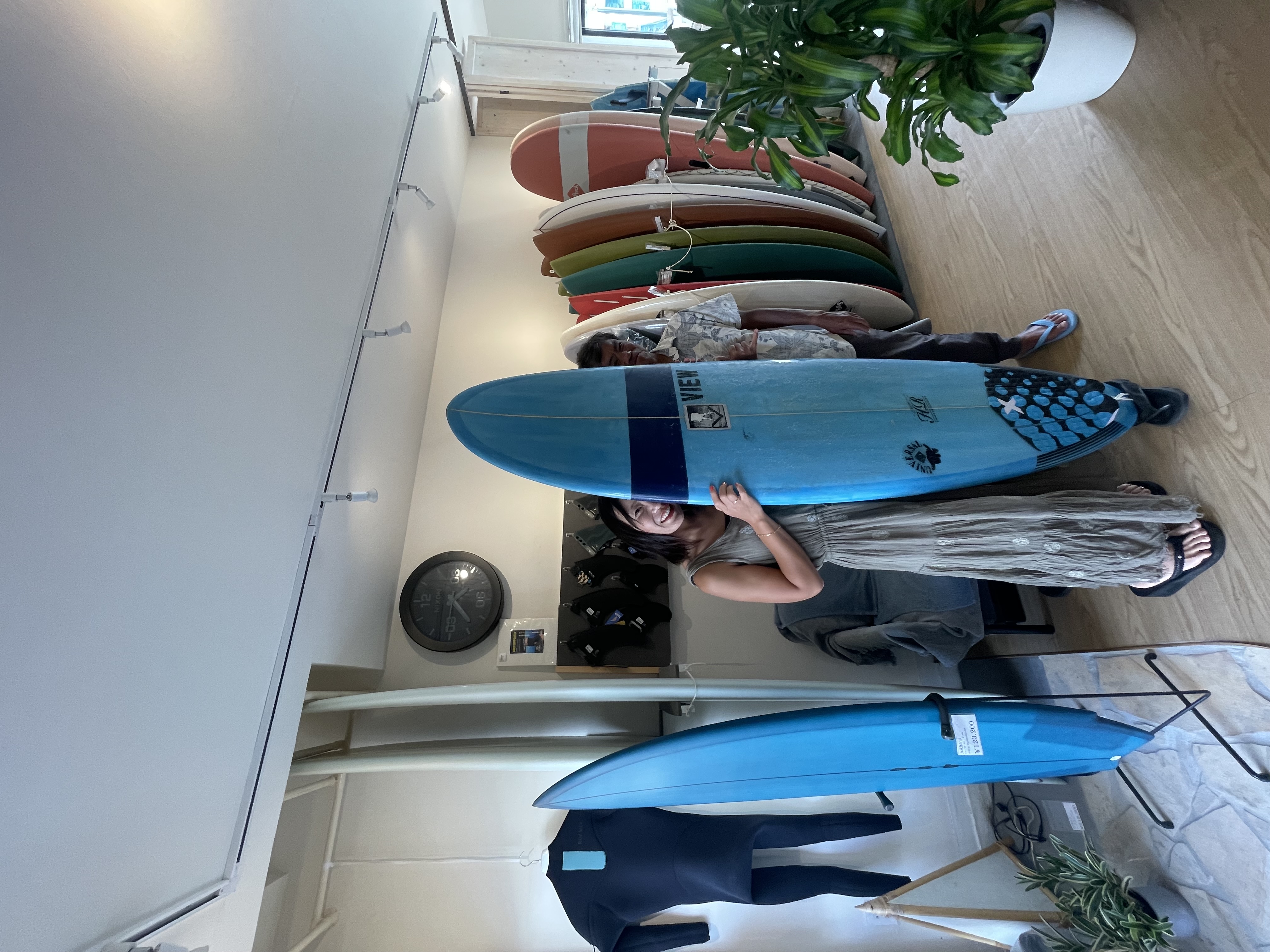 クリスタルドリームスサーフボードを購入して頂きました