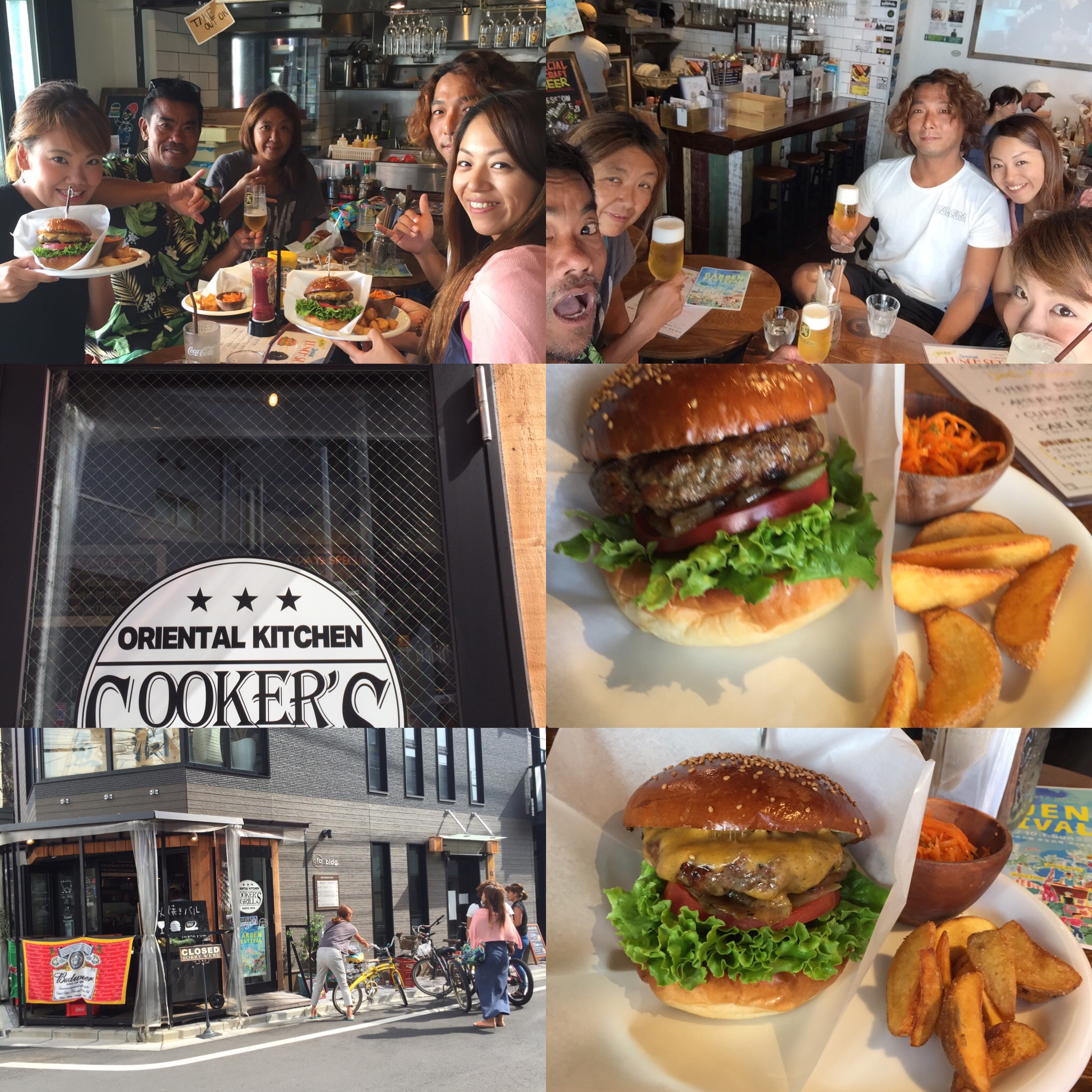 クッカーズグリルデビュー 噂通りバーガー&ビール最高 仲間と過ごすひと時は宝です