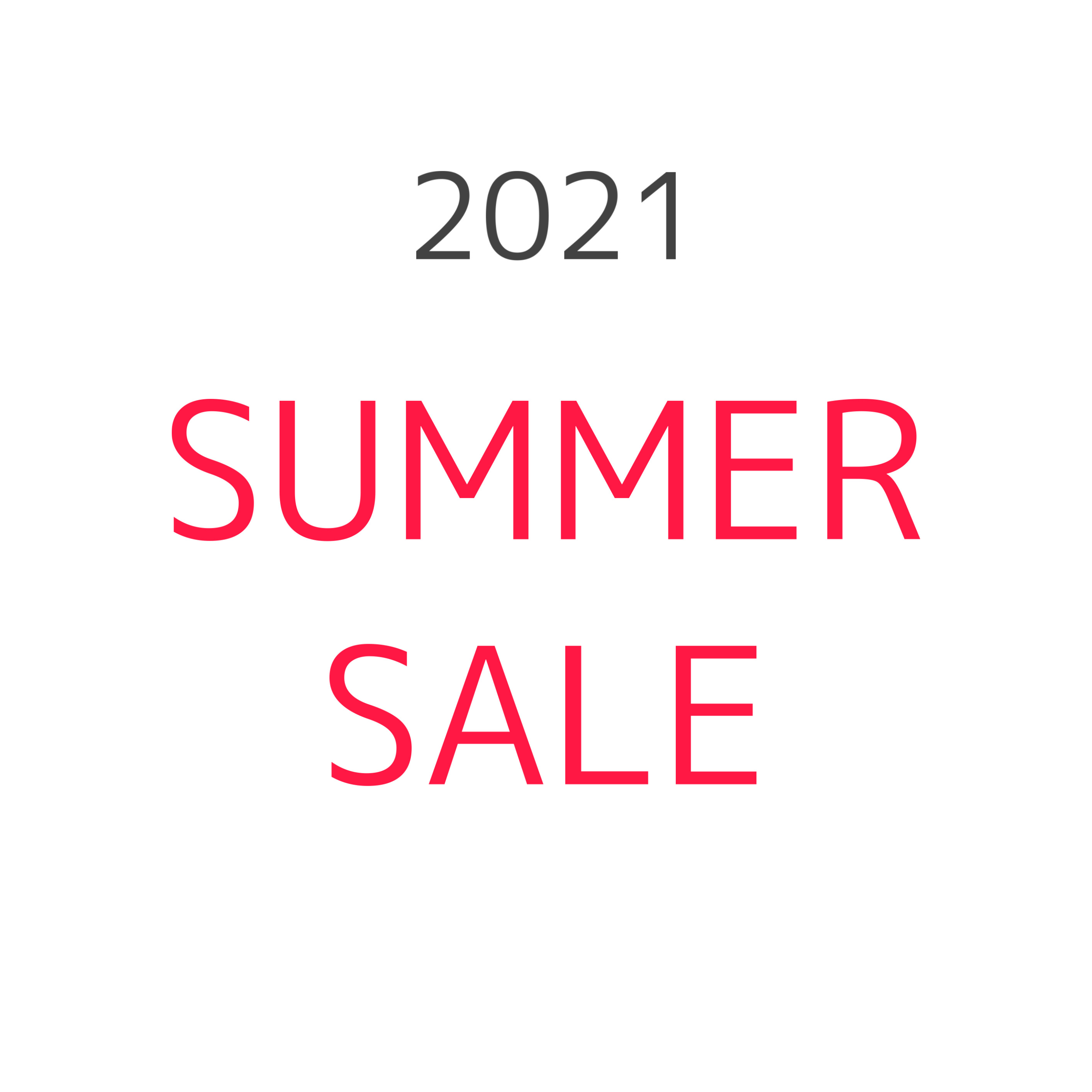 2021/7/22〜　SUMMER SALE 商品