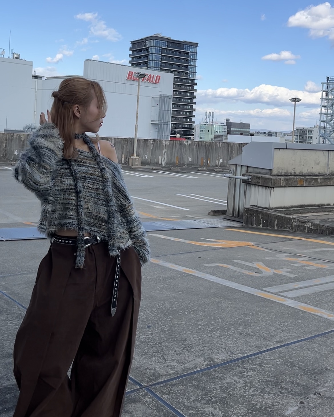 モヘアニットがかわいい🤍🪽