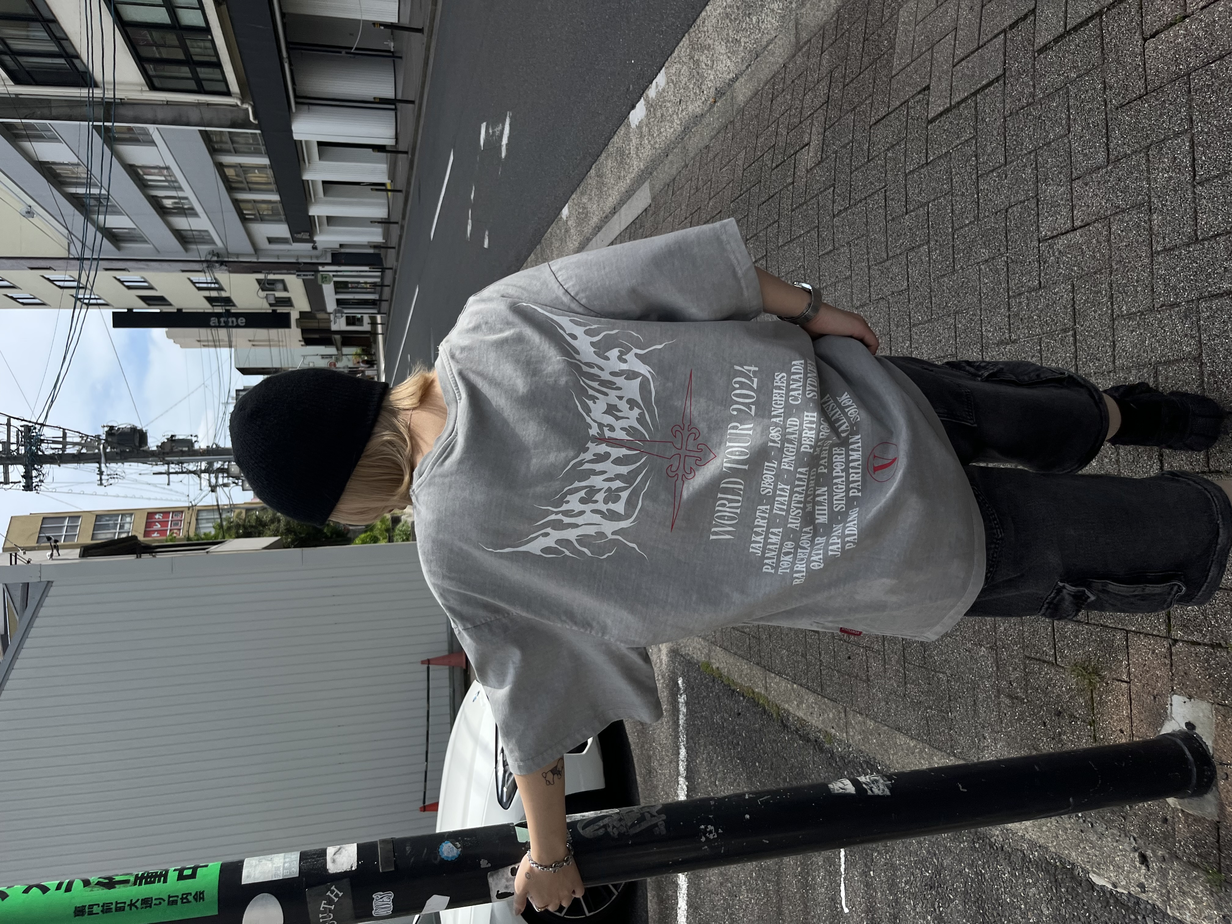 ヴィンテージテイストなツアーTee🖤