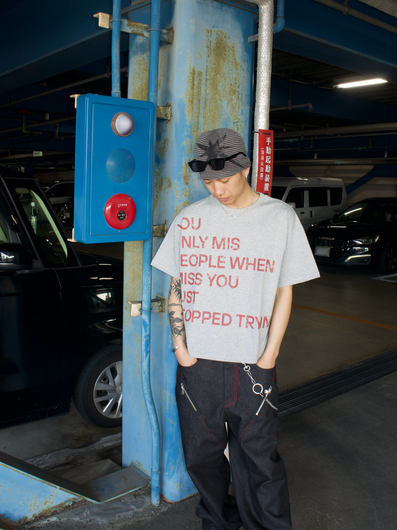 存在感抜群のクロップドTシャツ⋆˙⟡