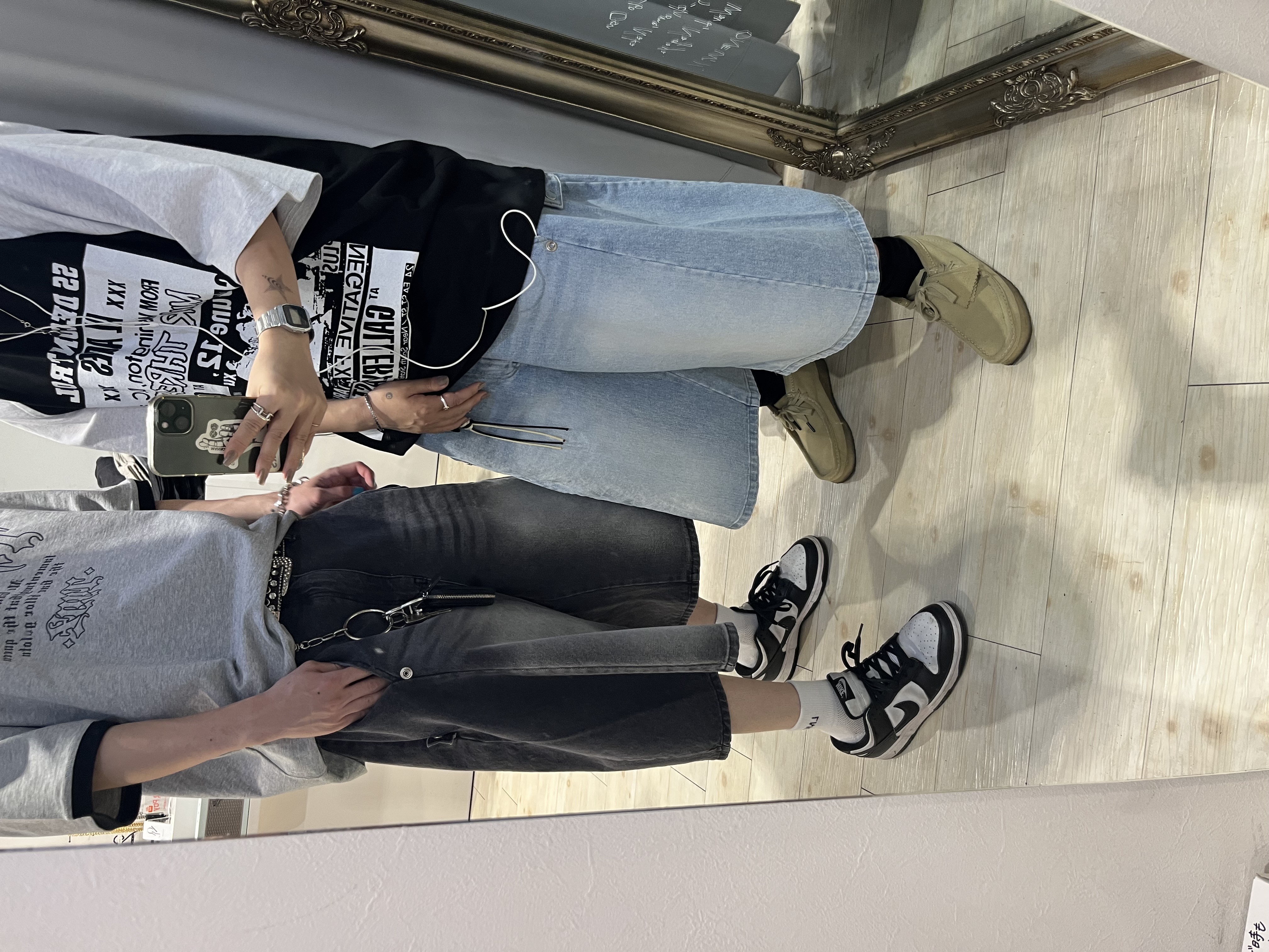 トレンド感たっぷりのハーフパンツ🤍💭