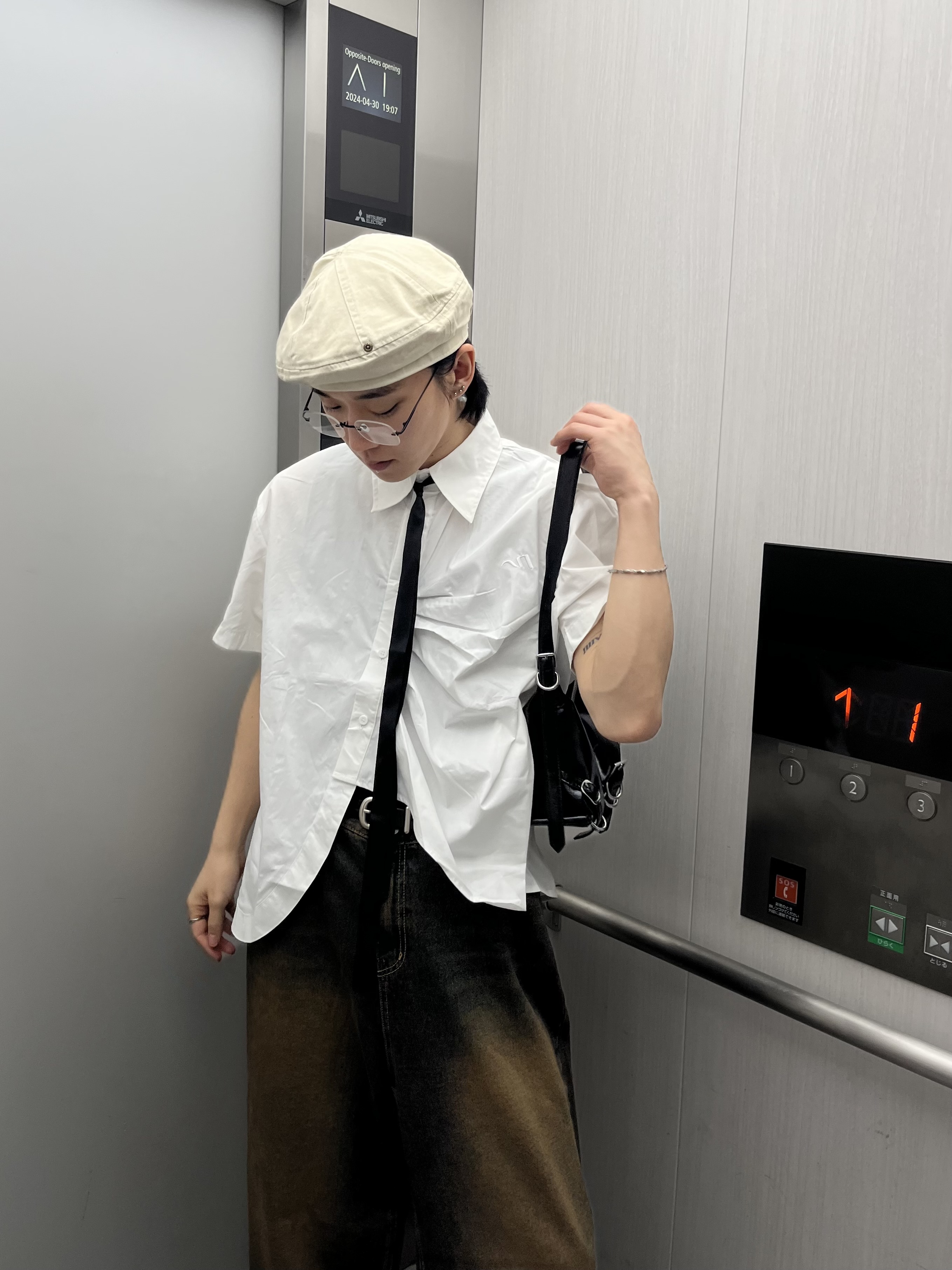 unbalanceな丈感が今っぽ✴︎な新作シャツ🖤