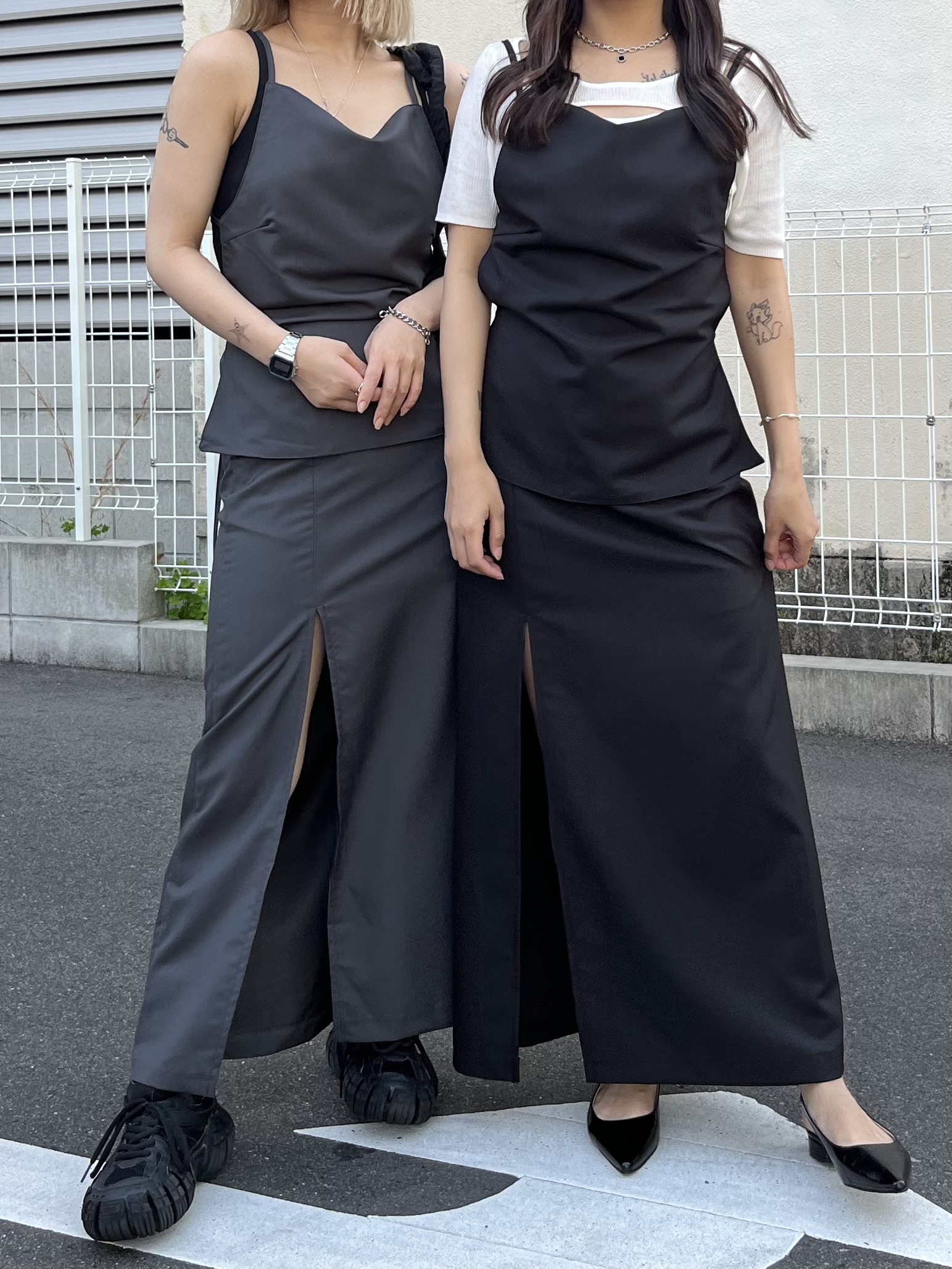 女性らしさも出しつつ大人カジュアルに🖤