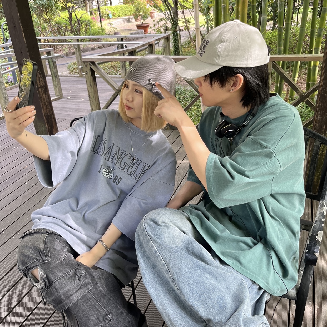 ボリュームのあるダボっとTee♦︎